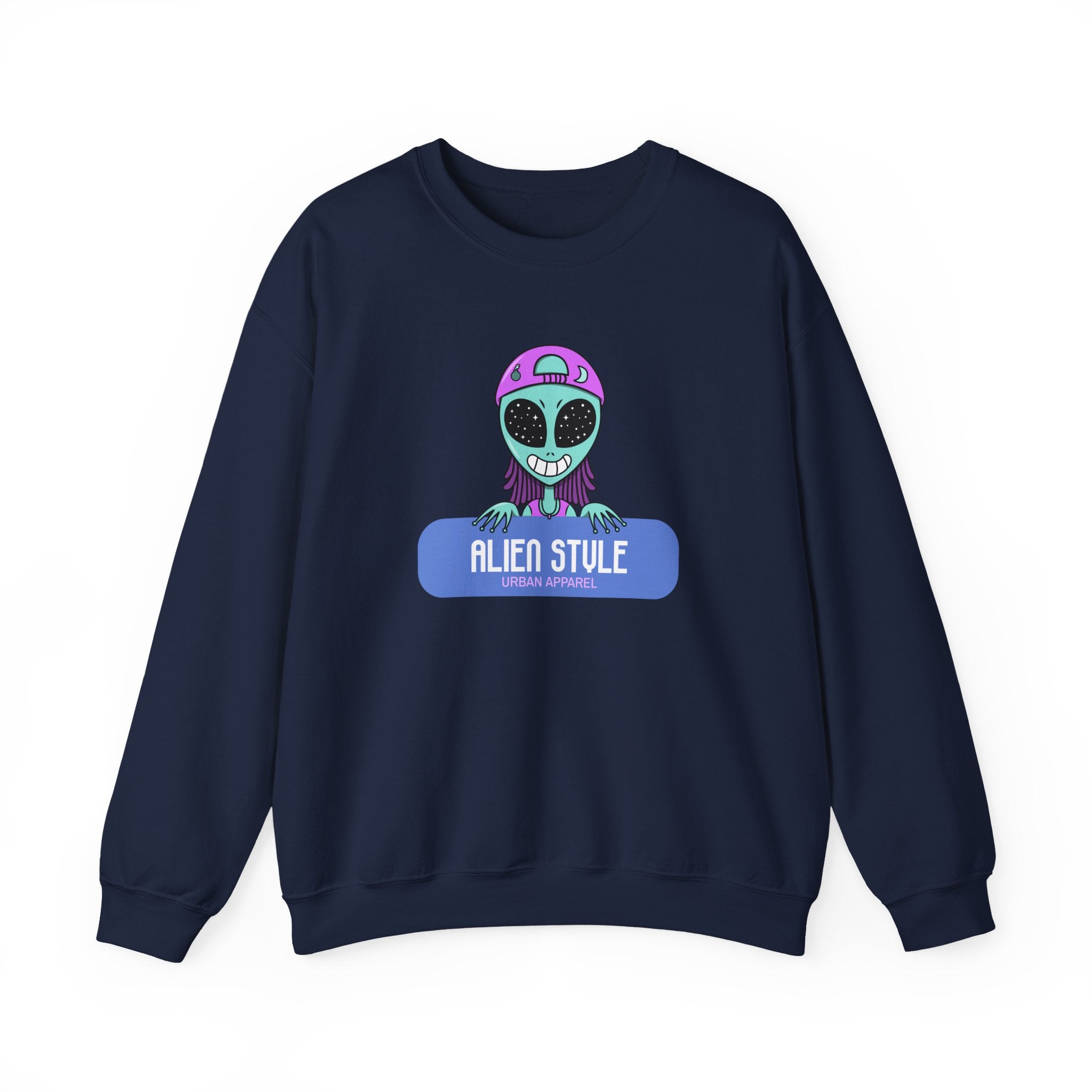 Alien Style Urban Sweatshirt Unisex Crewneck – Bamerix