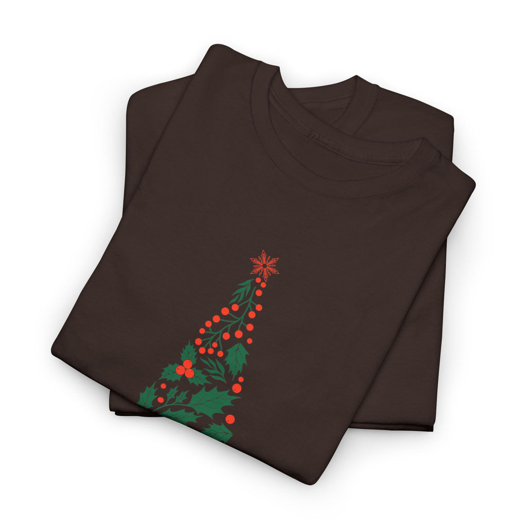 Christmas Tree Unisex Heavy Cotton Tee, Holiday Shirt – Bamerix