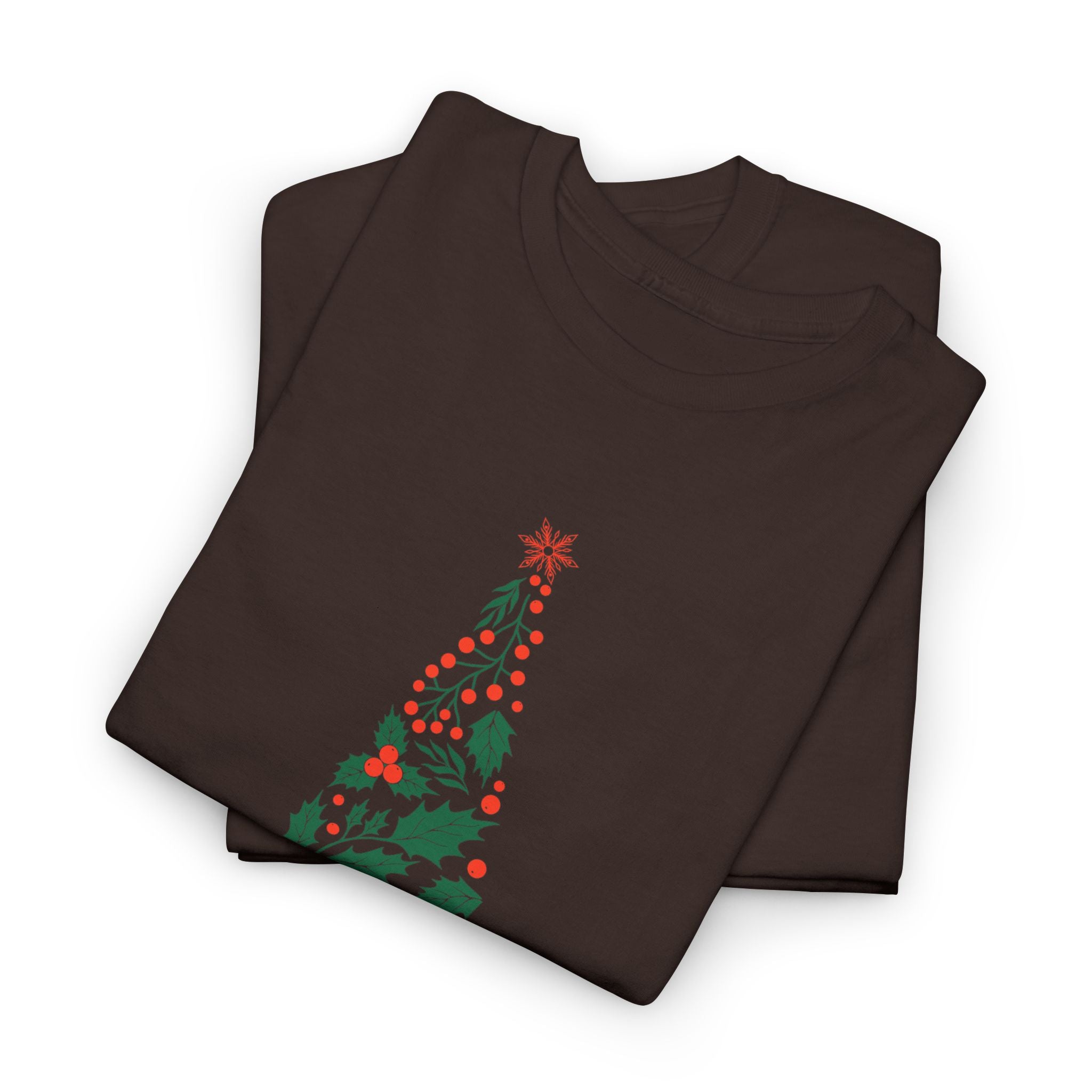 Christmas Tree Unisex Heavy Cotton Tee, Holiday Shirt – Bamerix