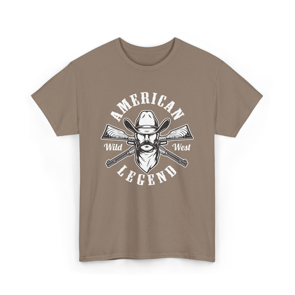 T-Shirt — American Legend Wild West Cowboy Skull Graphic Tee – Bamerix