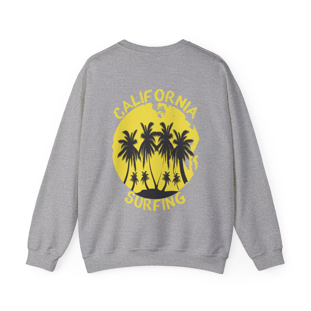 California Surfing Heavy Blend Crewneck Sweatshirt – Bamerix