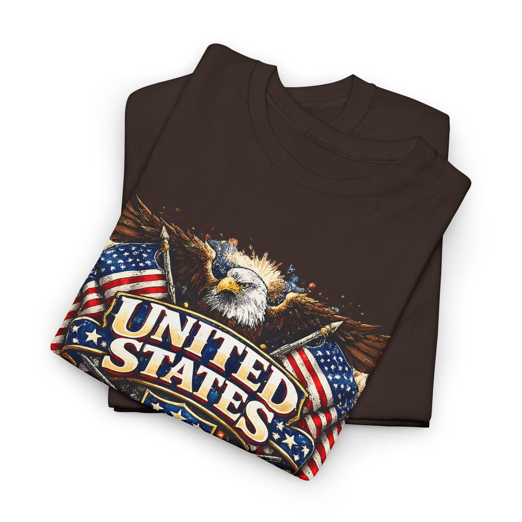 Patriotic Eagle 'United States' T-Shirt — American Flag Vintage Graphic Tee – Bamerix
