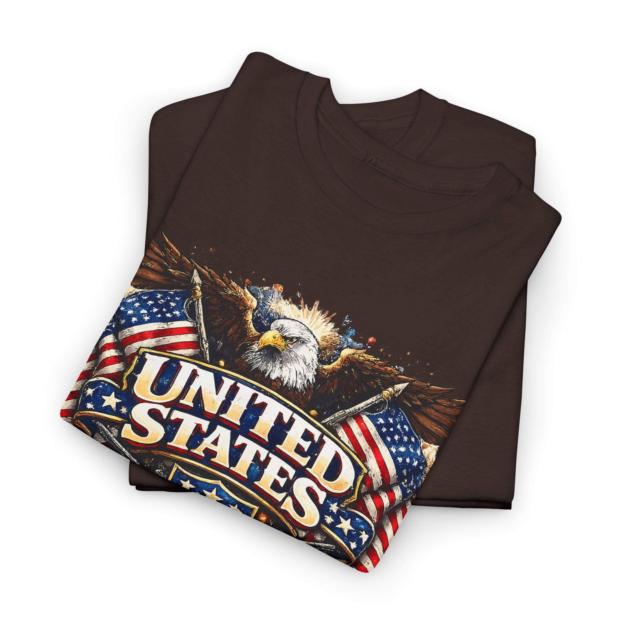 Patriotic Eagle 'United States' T-Shirt — American Flag Vintage Graphic Tee – Bamerix