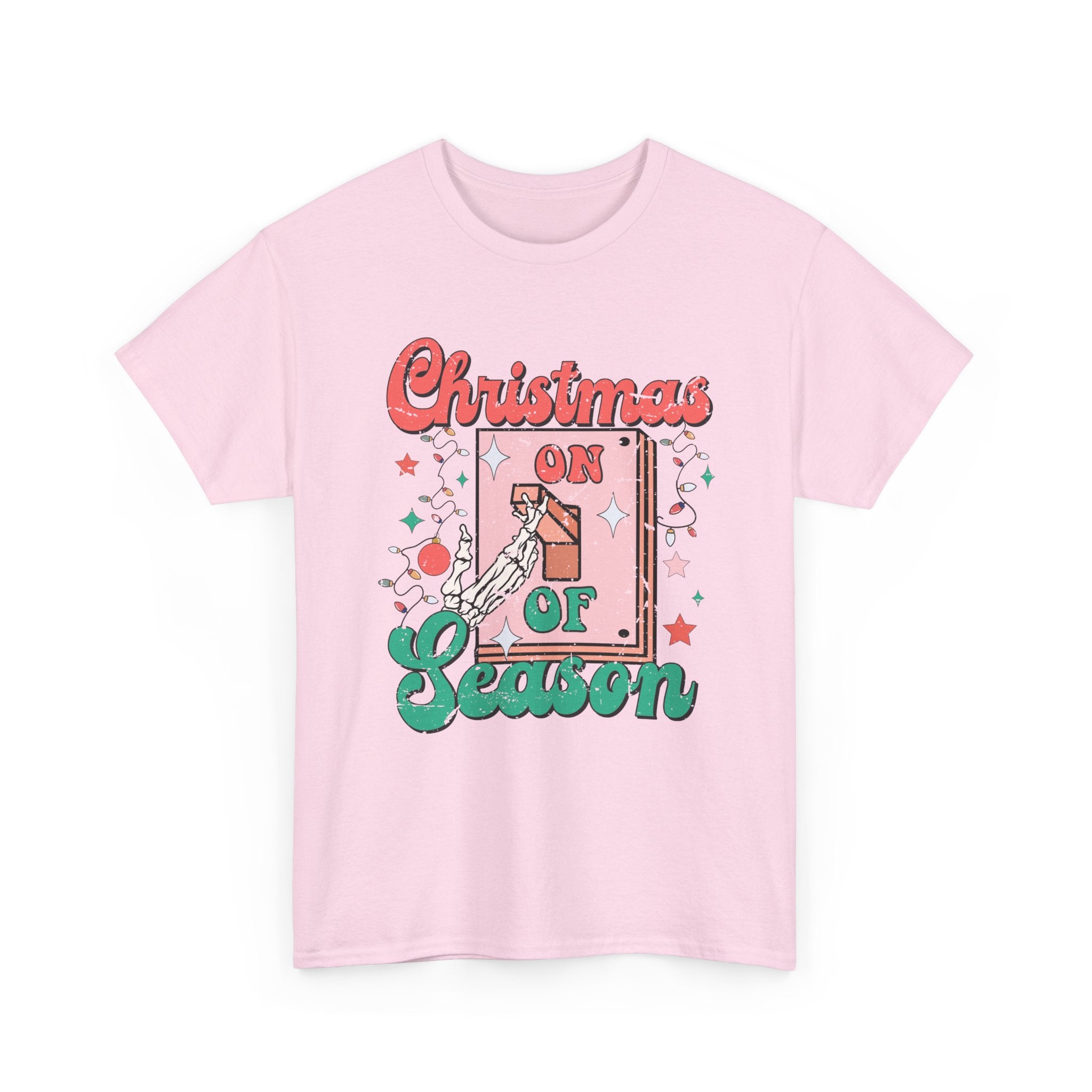 Christmas Season Unisex Heavy Cotton Tee - Festive Holiday Shirt – Bamerix