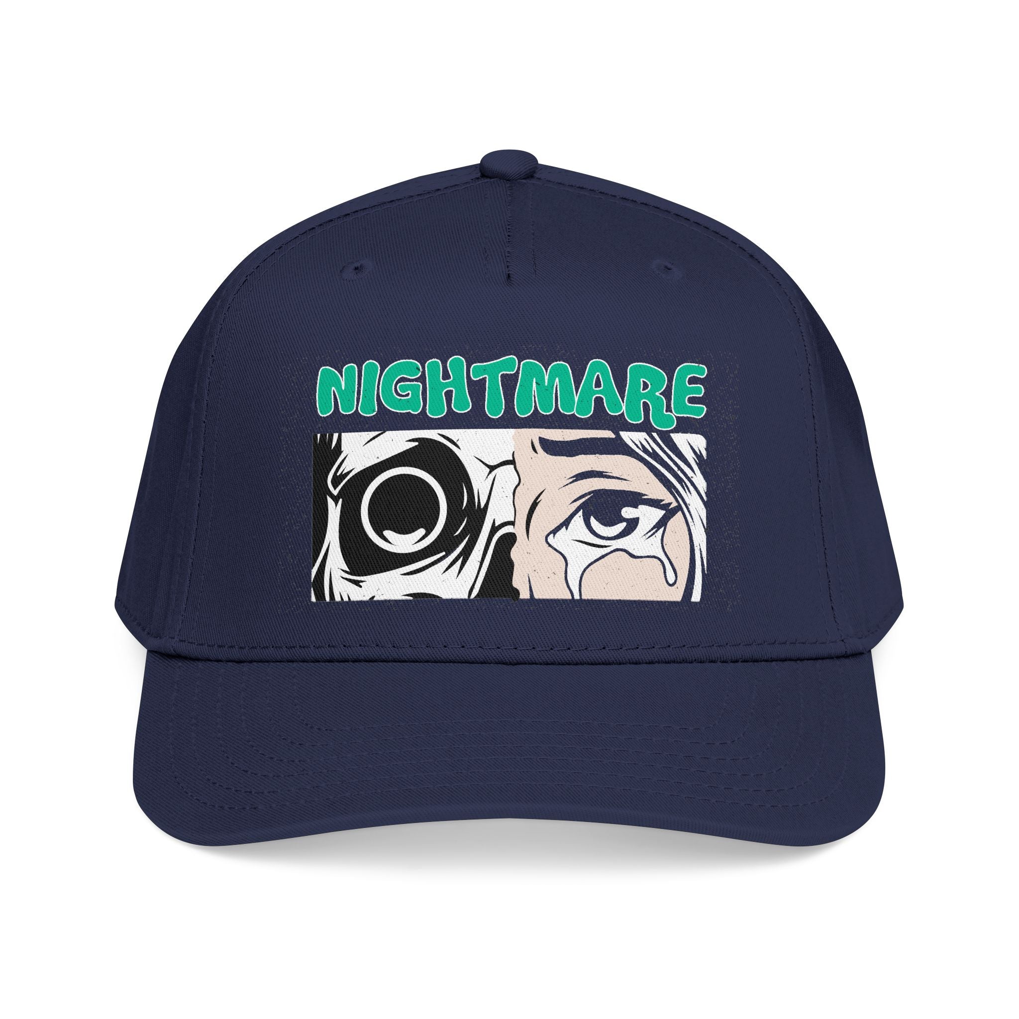 Nightmare Graphic Baseball Cap — Horror Eyes Illustration Cap – Bamerix
