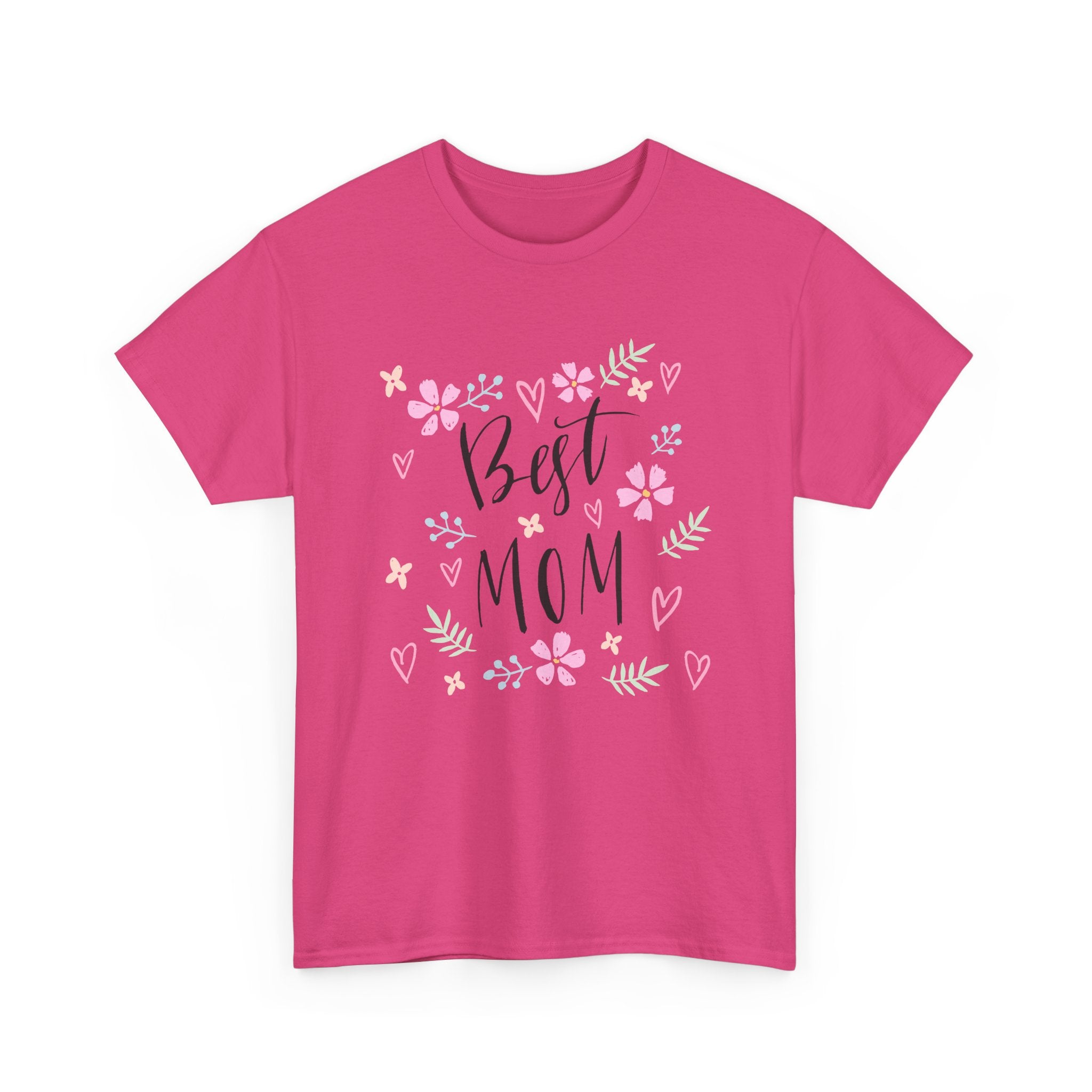 Best Mom Floral T-Shirt – Mother's Day Gift Tee – Bamerix