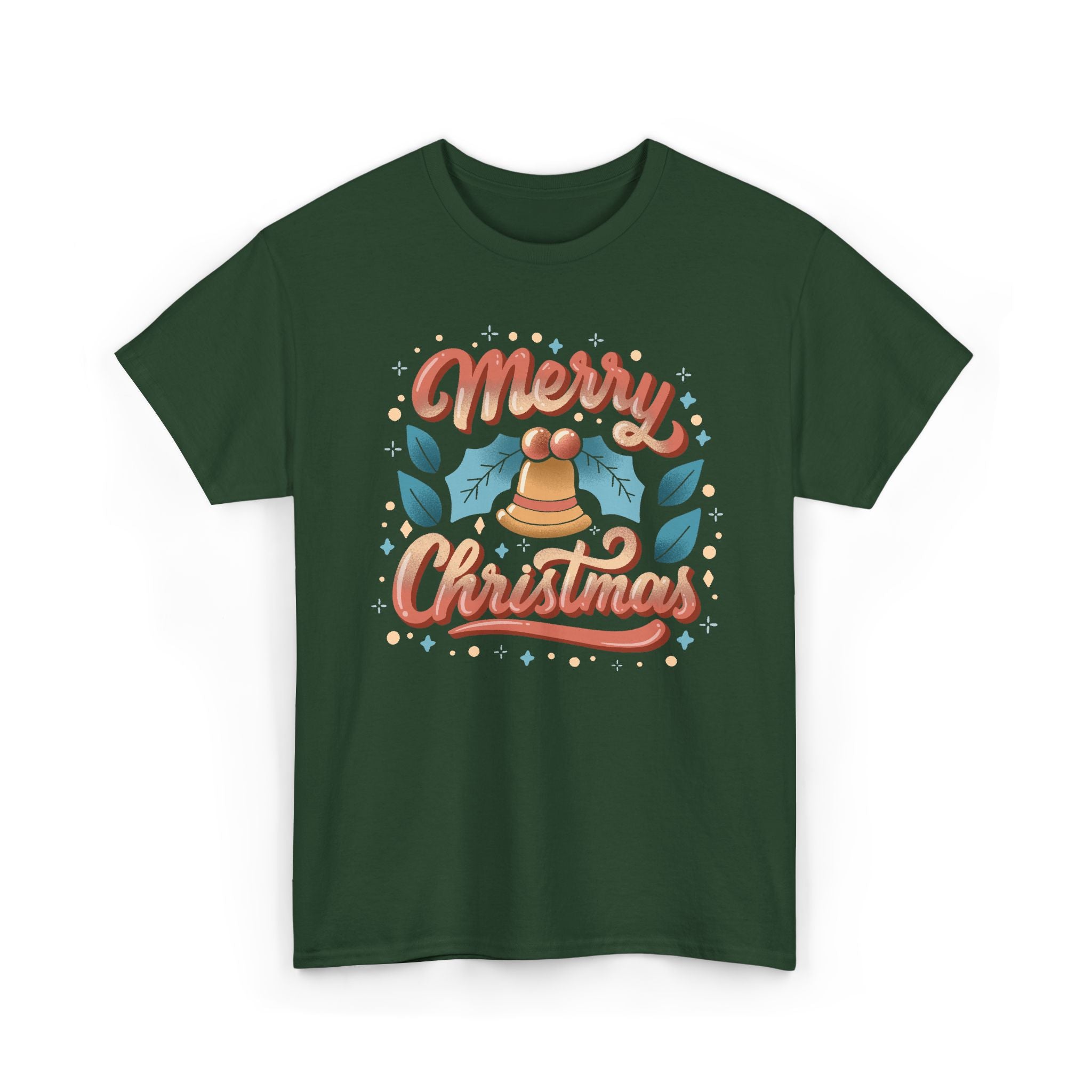 Merry Christmas Unisex Cotton Tee, Holiday Shirt – Bamerix