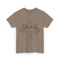 Cowboys Wyoming Sheriff Star T-Shirt — Vintage Western Tee
