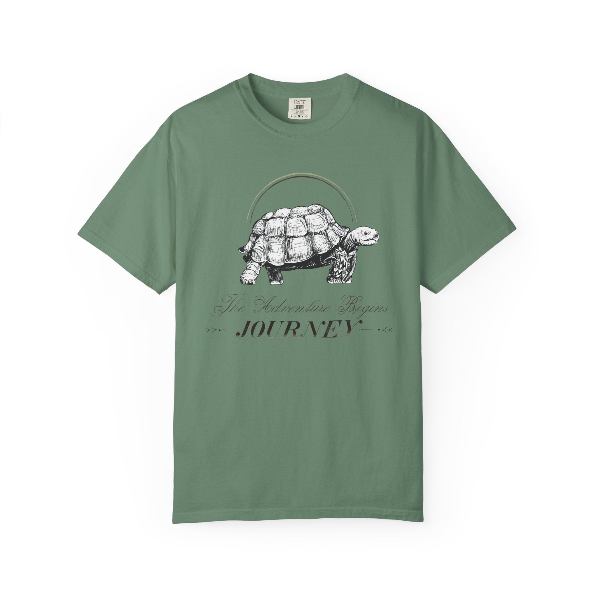 Turtle Illustration T-Shirt | Vintage Turtle Sketch – Bamerix