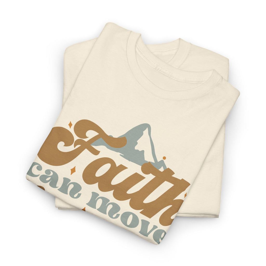 Faith Can Move Mountains Christian T-Shirt – Bamerix