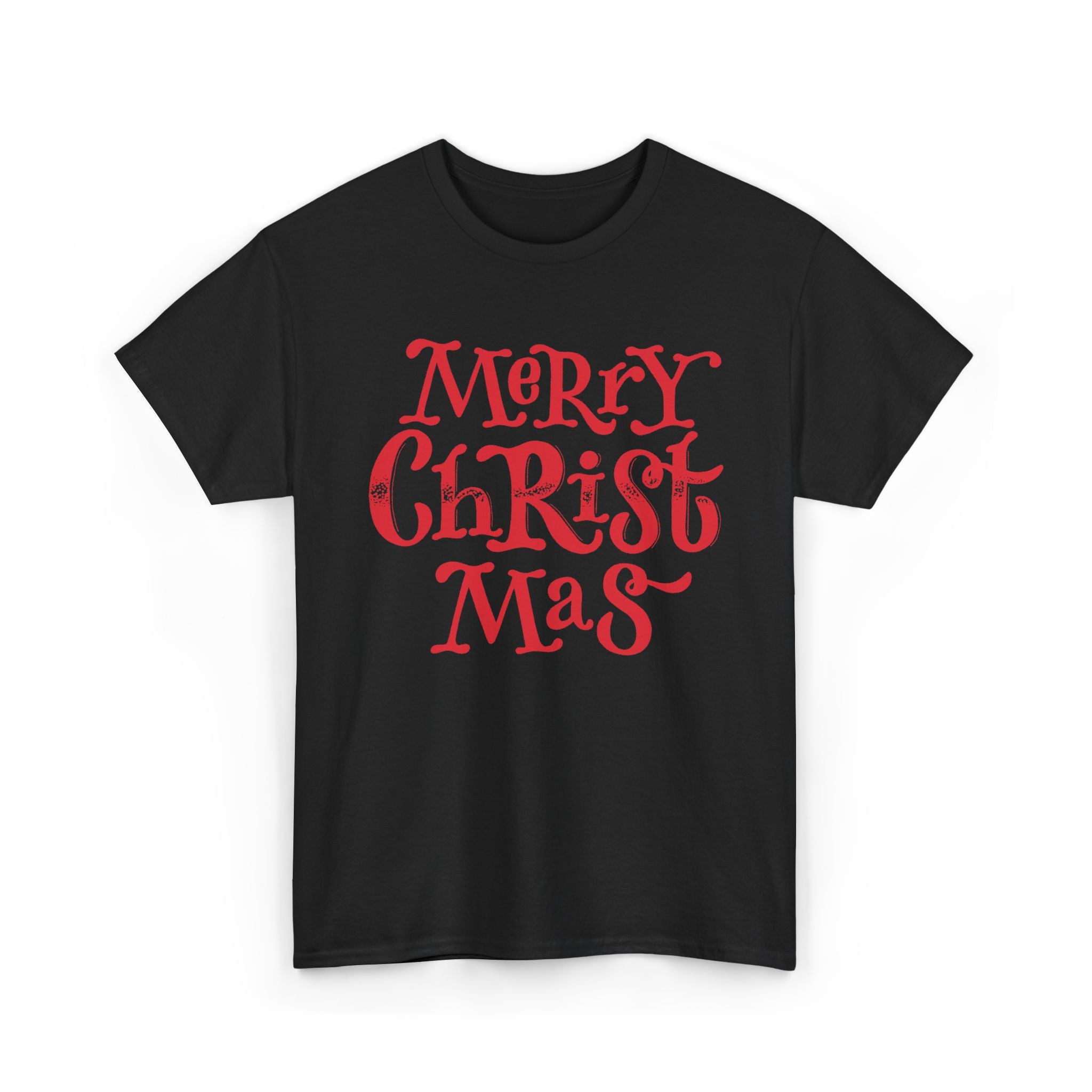 Merry Christmas Tee, Holiday Graphic Shirt, Festive Season Unisex Top – Bamerix