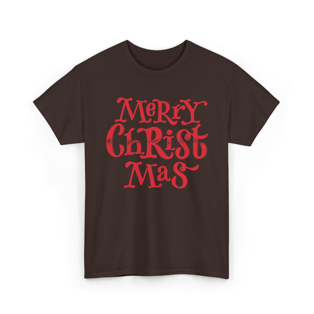 Merry Christmas Tee, Holiday Graphic Shirt, Festive Season Unisex Top – Bamerix
