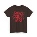 Merry Christmas Tee, Holiday Graphic Shirt, Festive Season Unisex Top – Bamerix