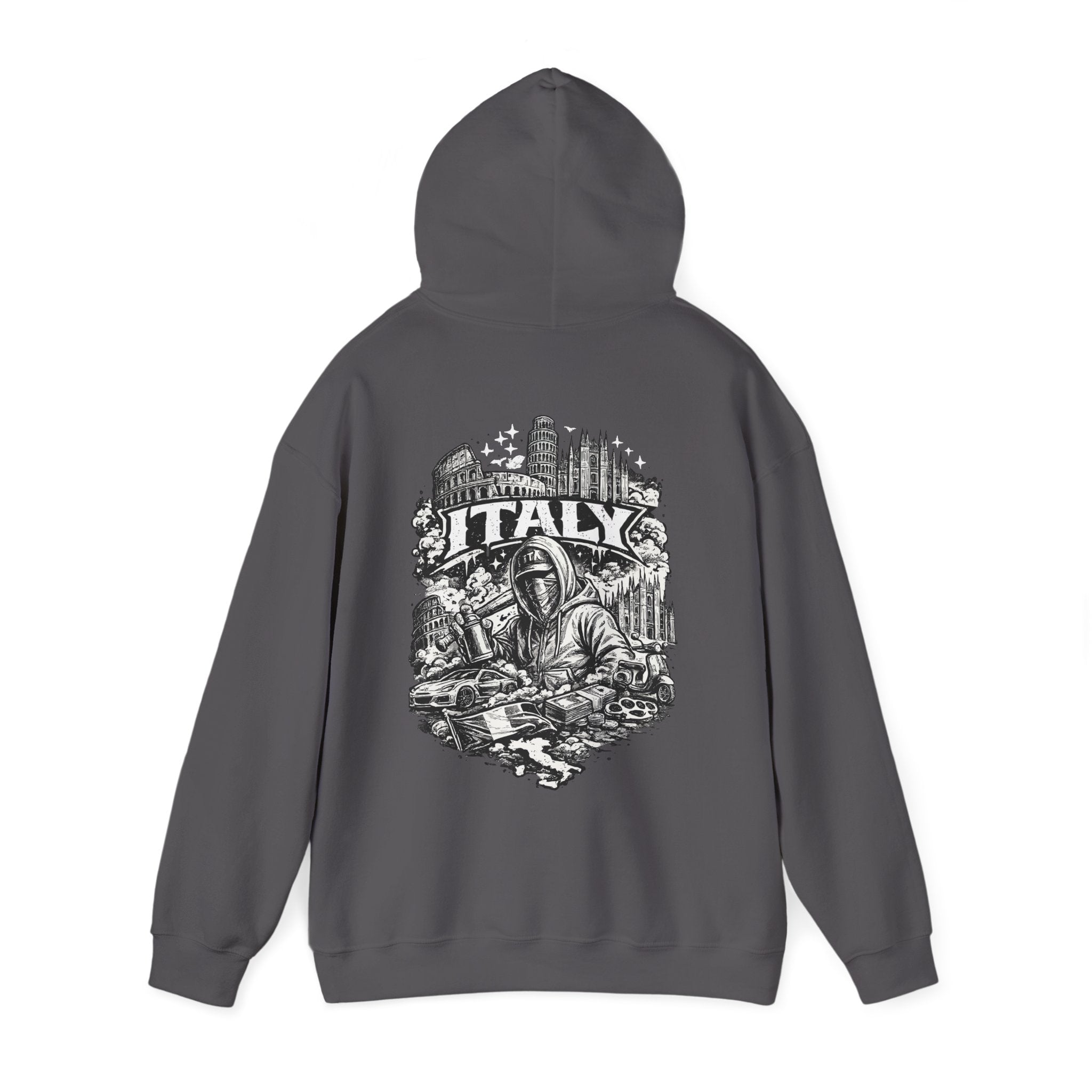Italy Graphic Hoodie — Vintage Travel & Culture Sweatshirt – Bamerix