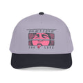 Baseball Cap — No Time for Love Retro Graphic Mid-Profile Hat – Bamerix