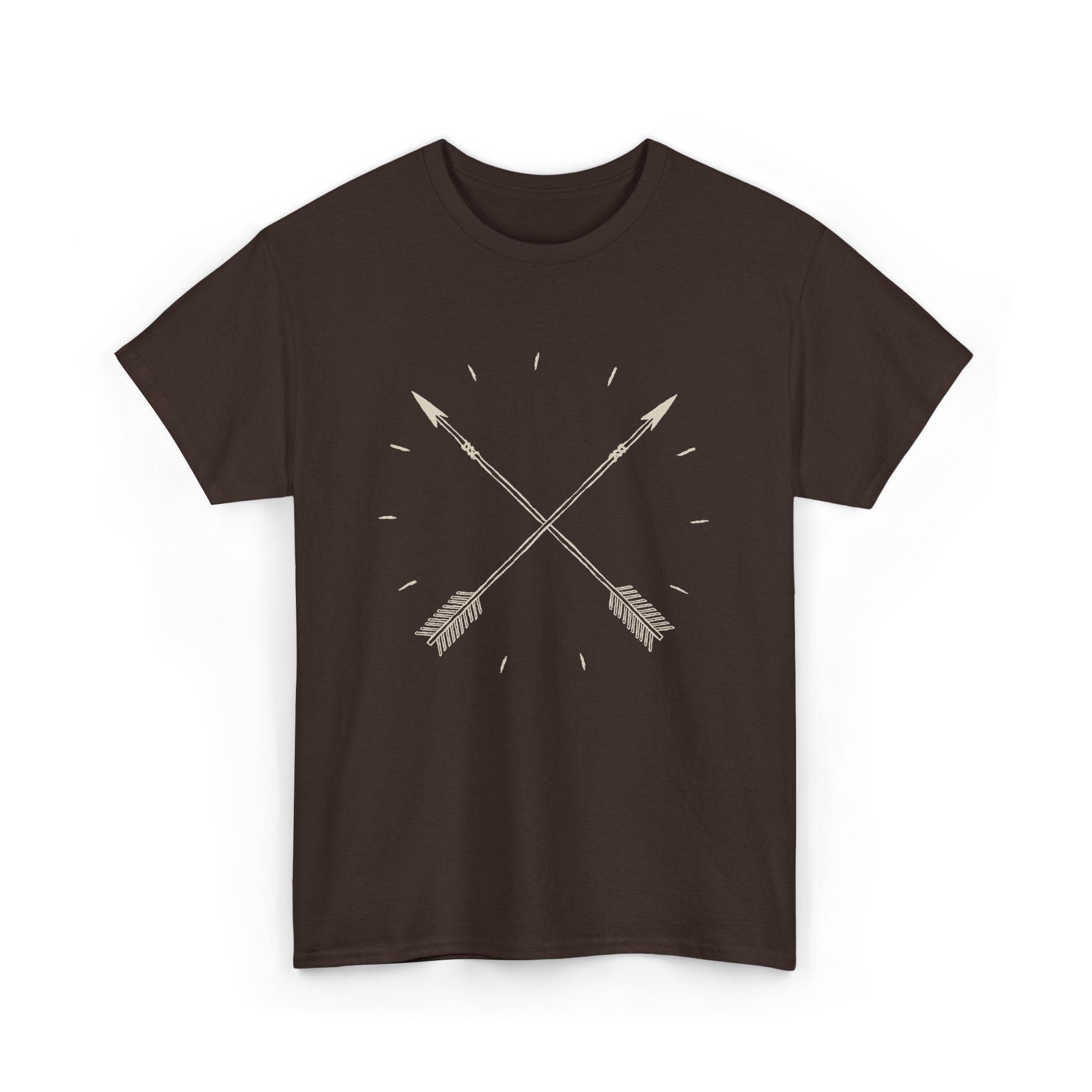 Crossed Arrows Graphic Tee - Rustic Boho Arrow Shirt