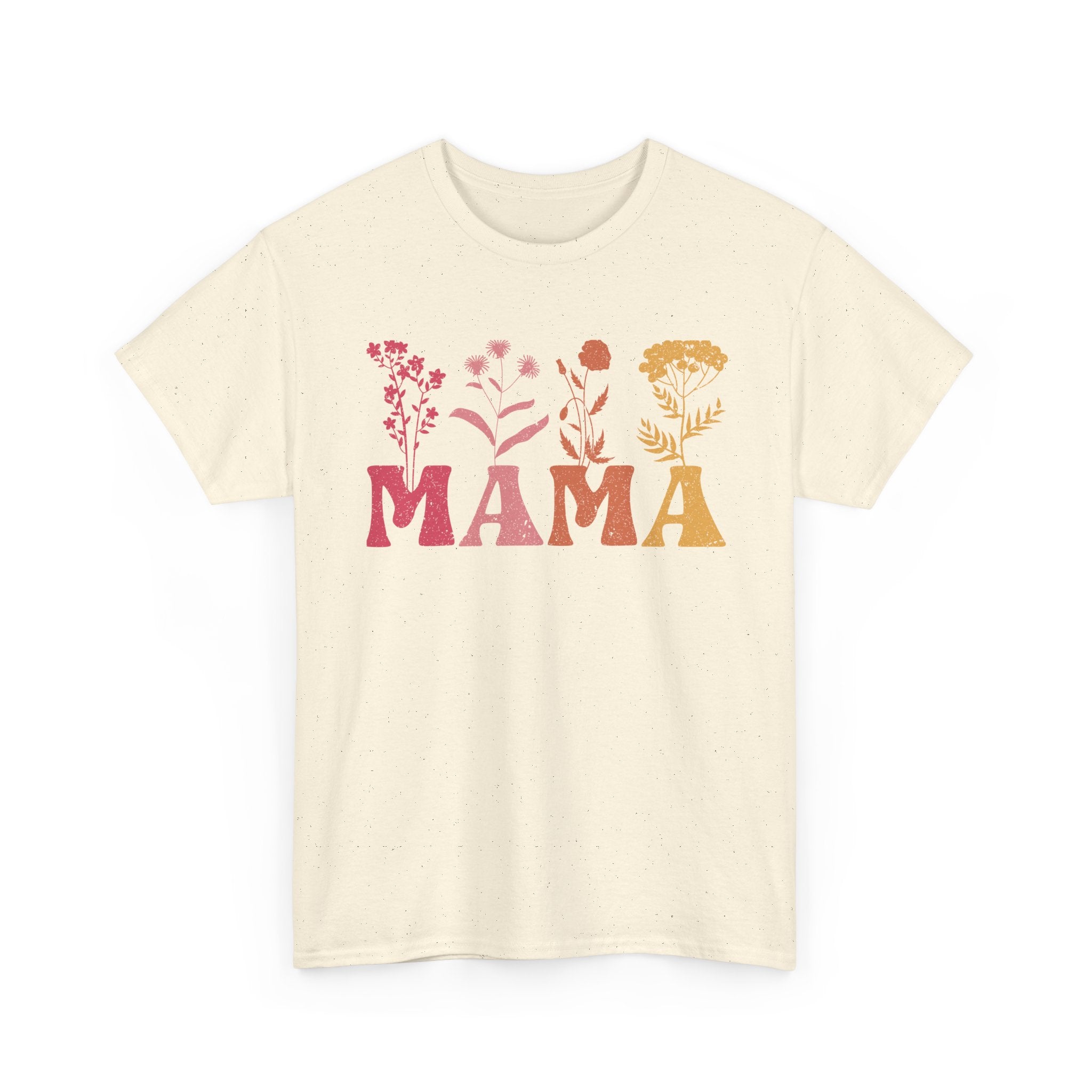 MAMA Floral T-Shirt – Stylish Everyday Tee for Moms – Bamerix