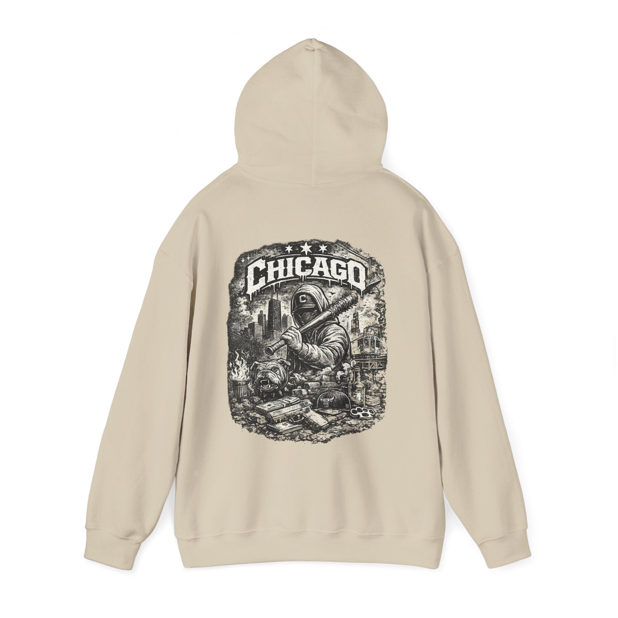 Chicago Streetwear Hoodie Bamerix —  Graphic Hooded Sweatshirt – Bamerix