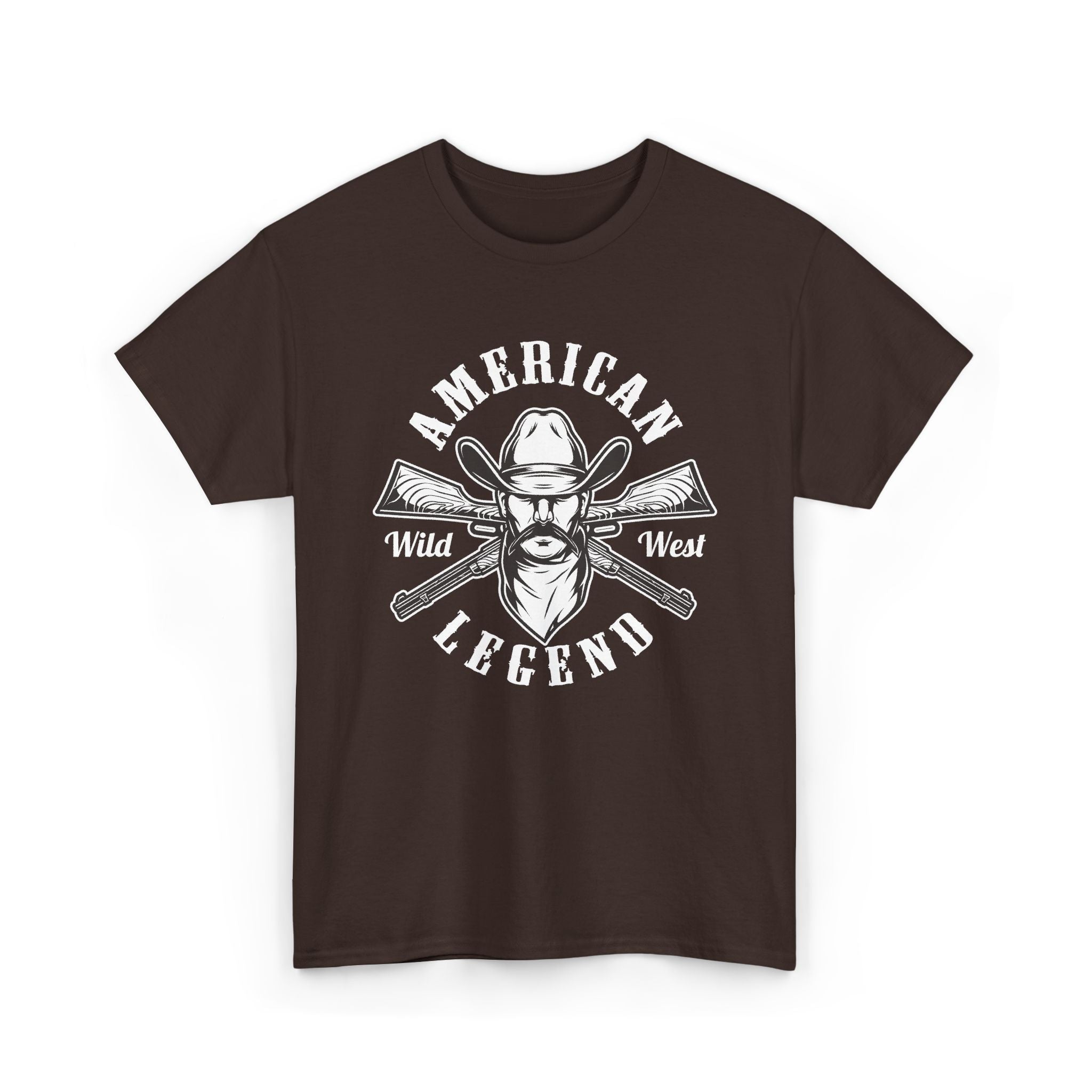 T-Shirt — American Legend Wild West Cowboy Skull Graphic Tee – Bamerix