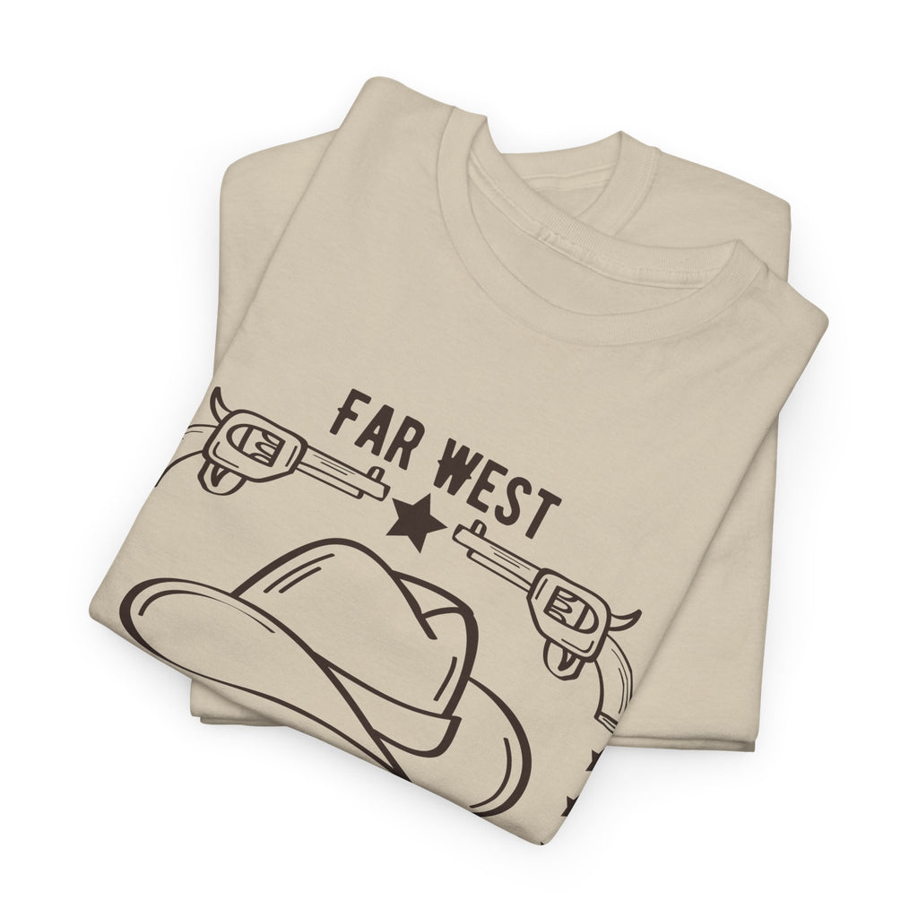Far West Cowboy Hat Tee — Western Graphic T-Shirt – Bamerix