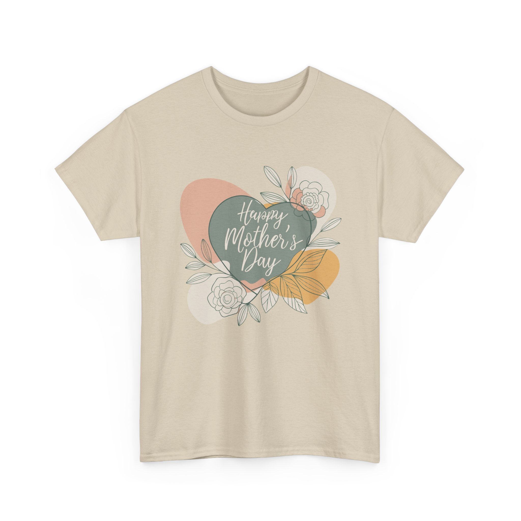Happy Mother's Day Floral T-Shirt – Soft & Stylish Gift for Moms – Bamerix