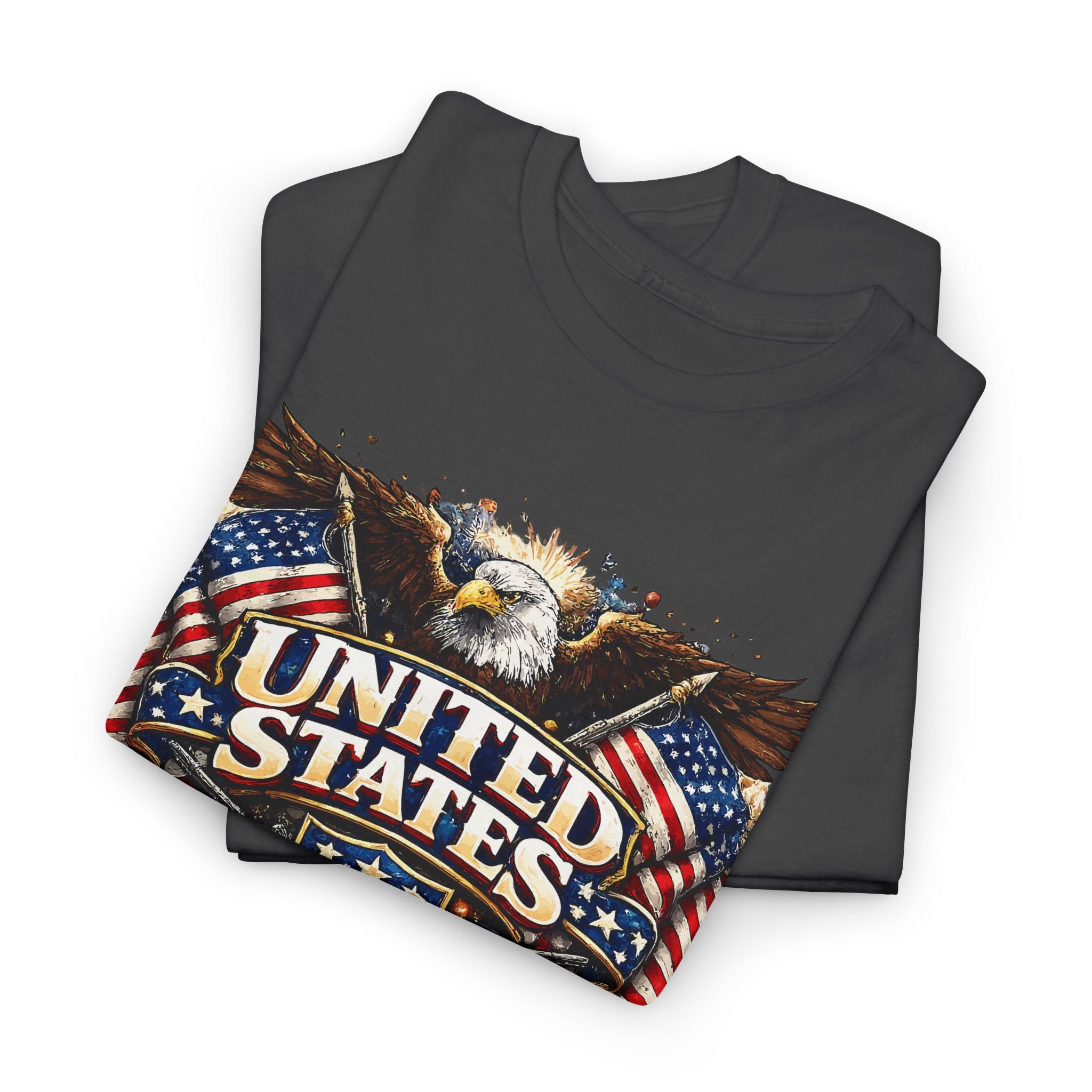 Patriotic Eagle 'United States' T-Shirt — American Flag Vintage Graphic Tee – Bamerix