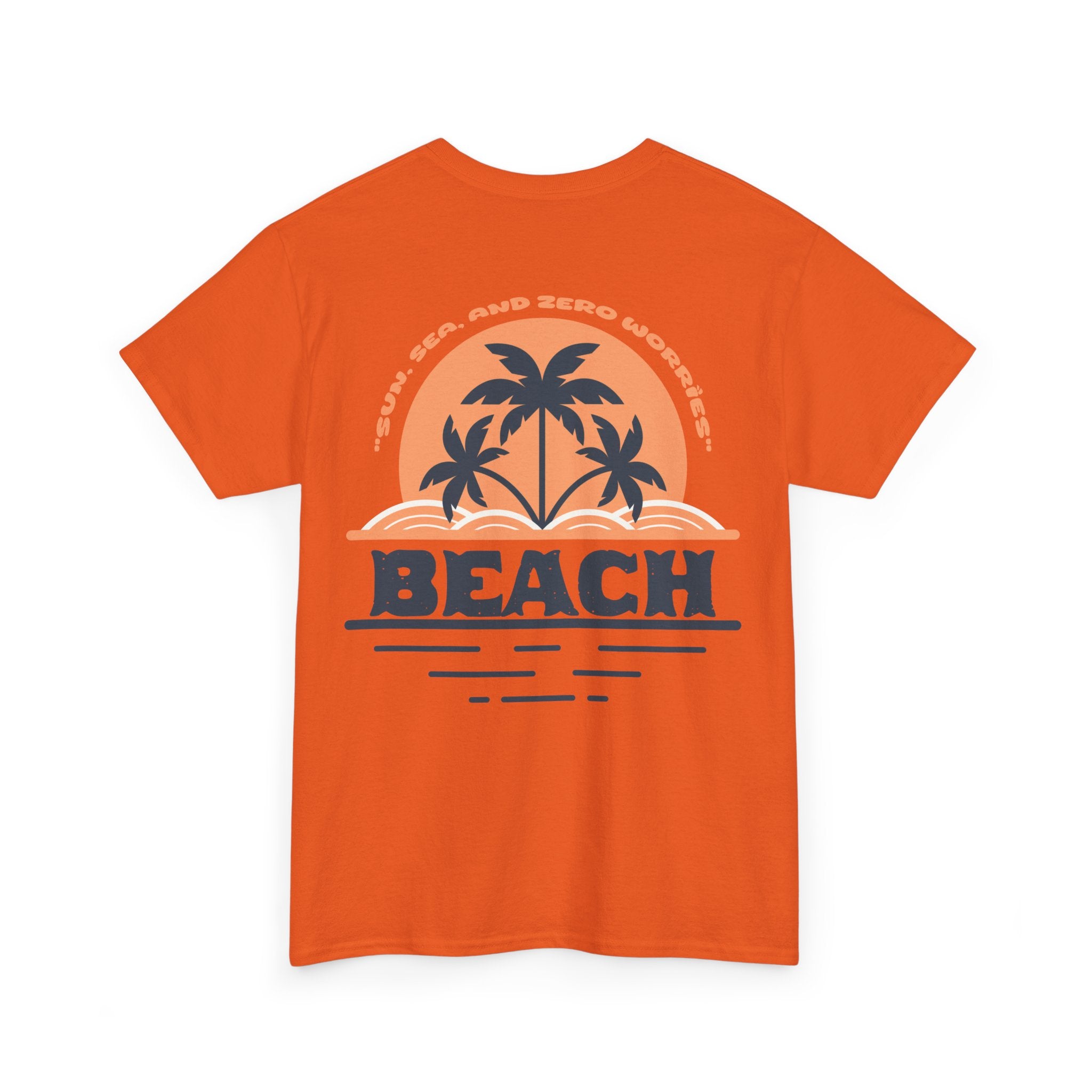 Tropical Beach Back Print Tee – Bamerix