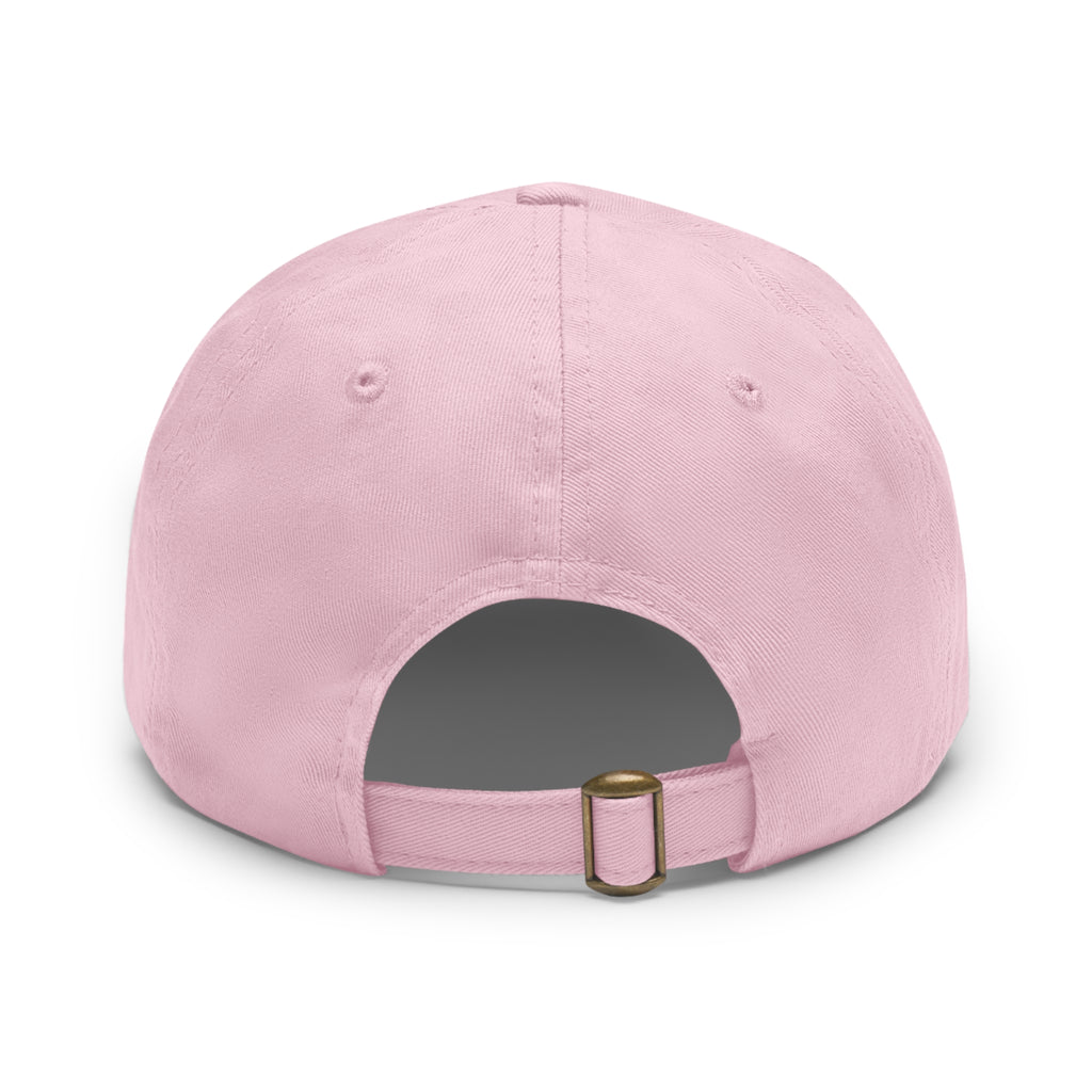 Star Patch Dad Hat — Leather Round Patch Baseball Cap – Bamerix