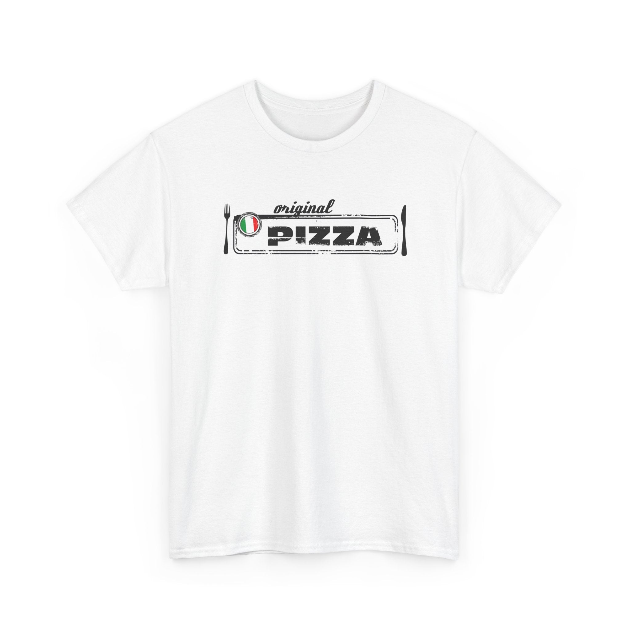 Original Pizza Tee — Retro Italian Pizza Logo T-Shirt – Bamerix