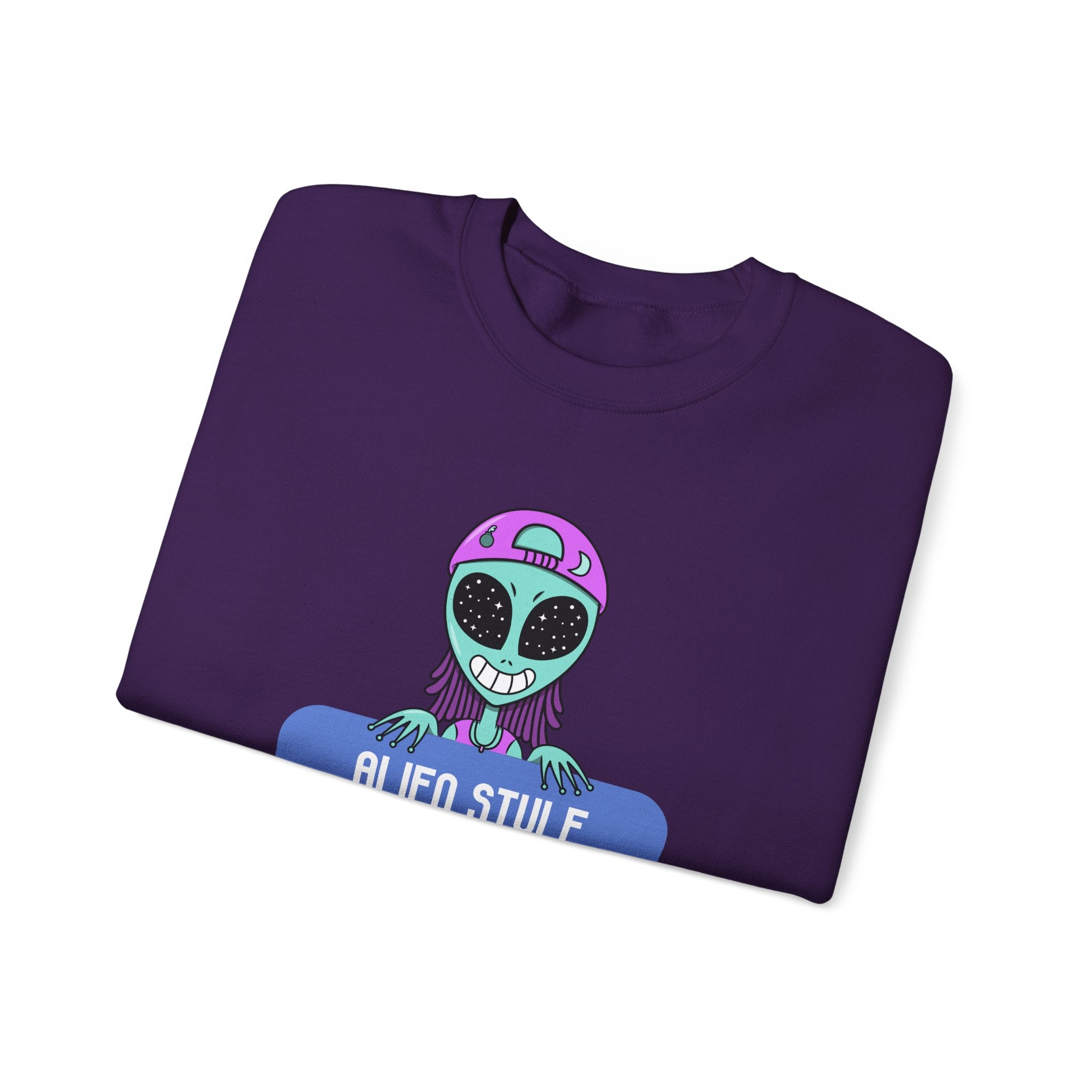 Alien Style Urban Sweatshirt Unisex Crewneck – Bamerix