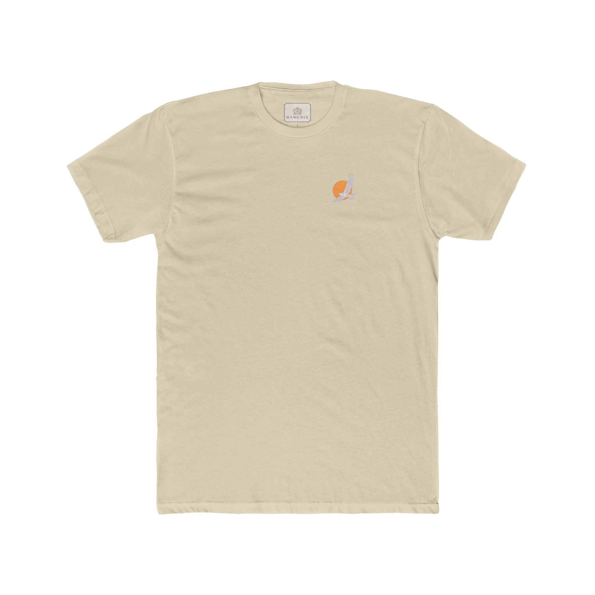Sunset Peach Minimalist Tee – Bamerix