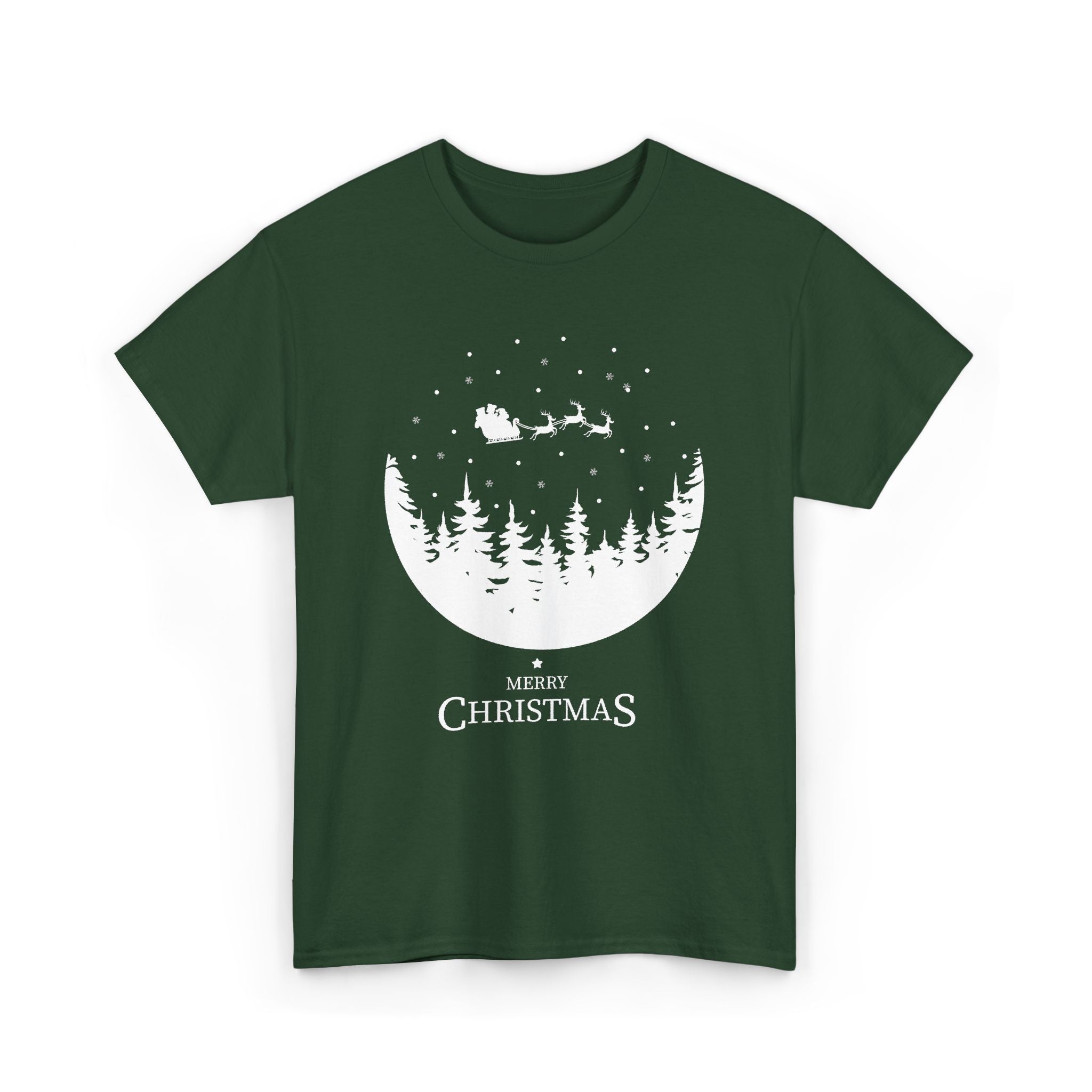 Merry Christmas Unisex Tee, Festive Holiday Shirt, Xmas Gift, Red Green Winter Top, Family Matching Outfit – Bamerix