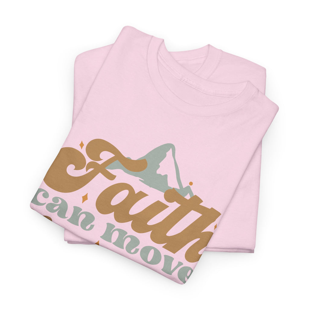 Faith Can Move Mountains Christian T-Shirt – Bamerix