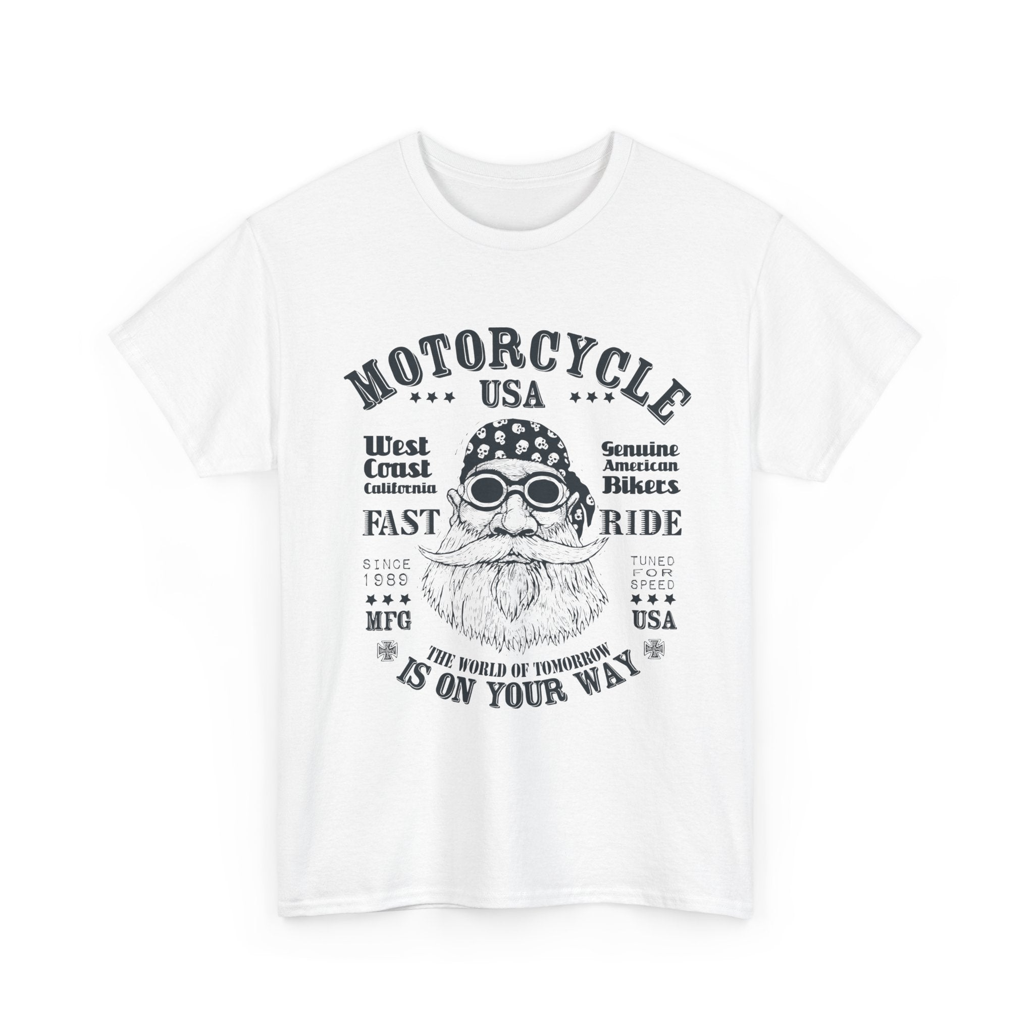 Vintage Motorcycle USA Graphic Tee – Bamerix