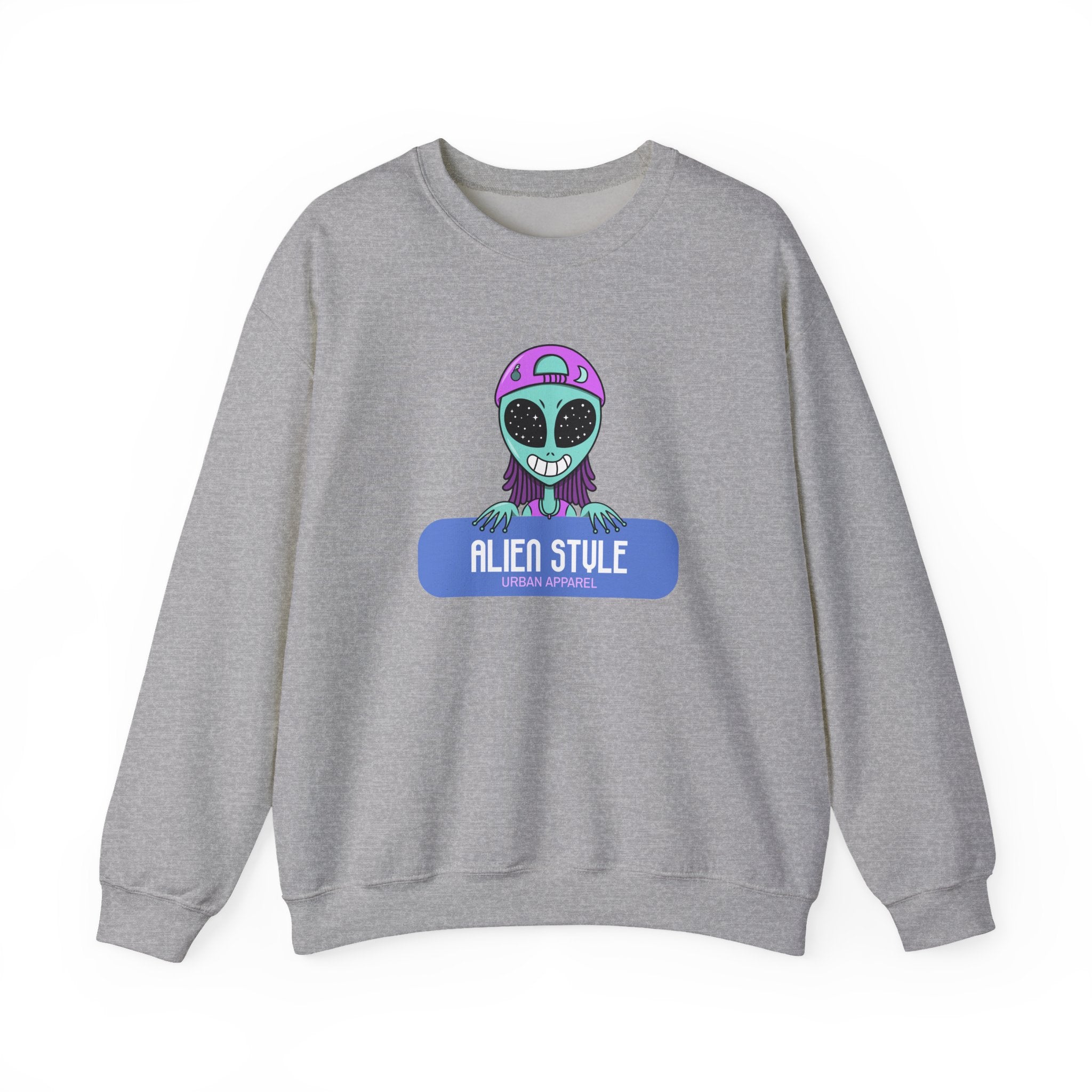 Alien Style Urban Sweatshirt Unisex Crewneck – Bamerix