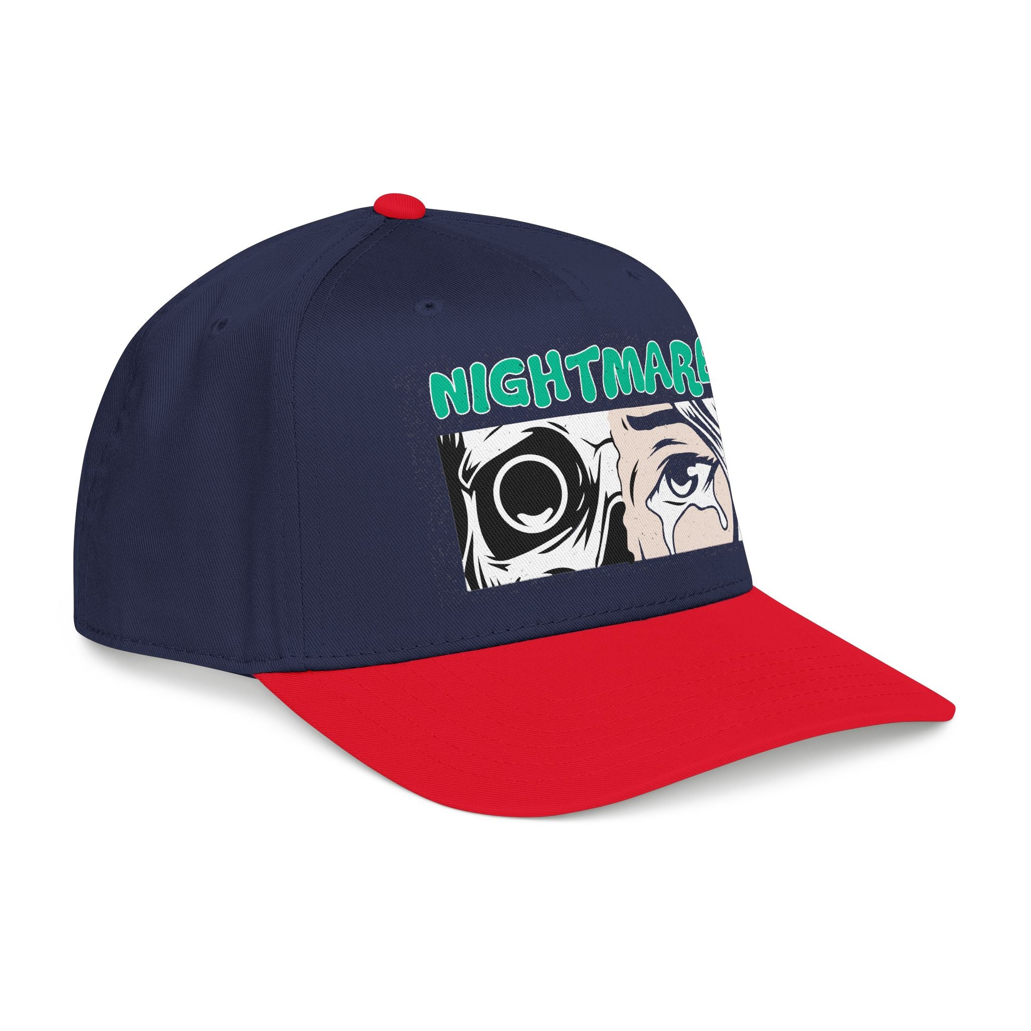 Nightmare Graphic Baseball Cap — Horror Eyes Illustration Cap – Bamerix