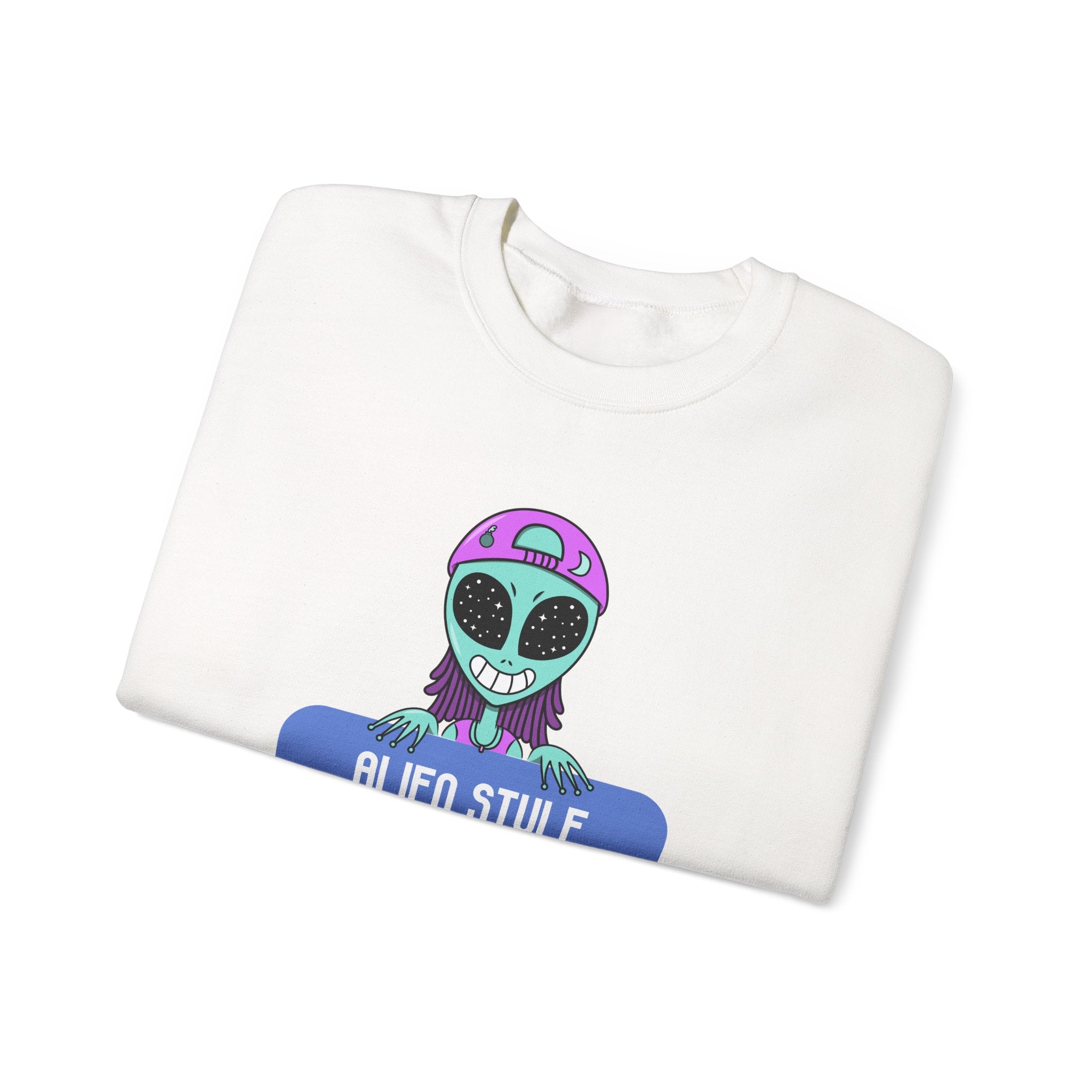 Alien Style Urban Sweatshirt Unisex Crewneck – Bamerix