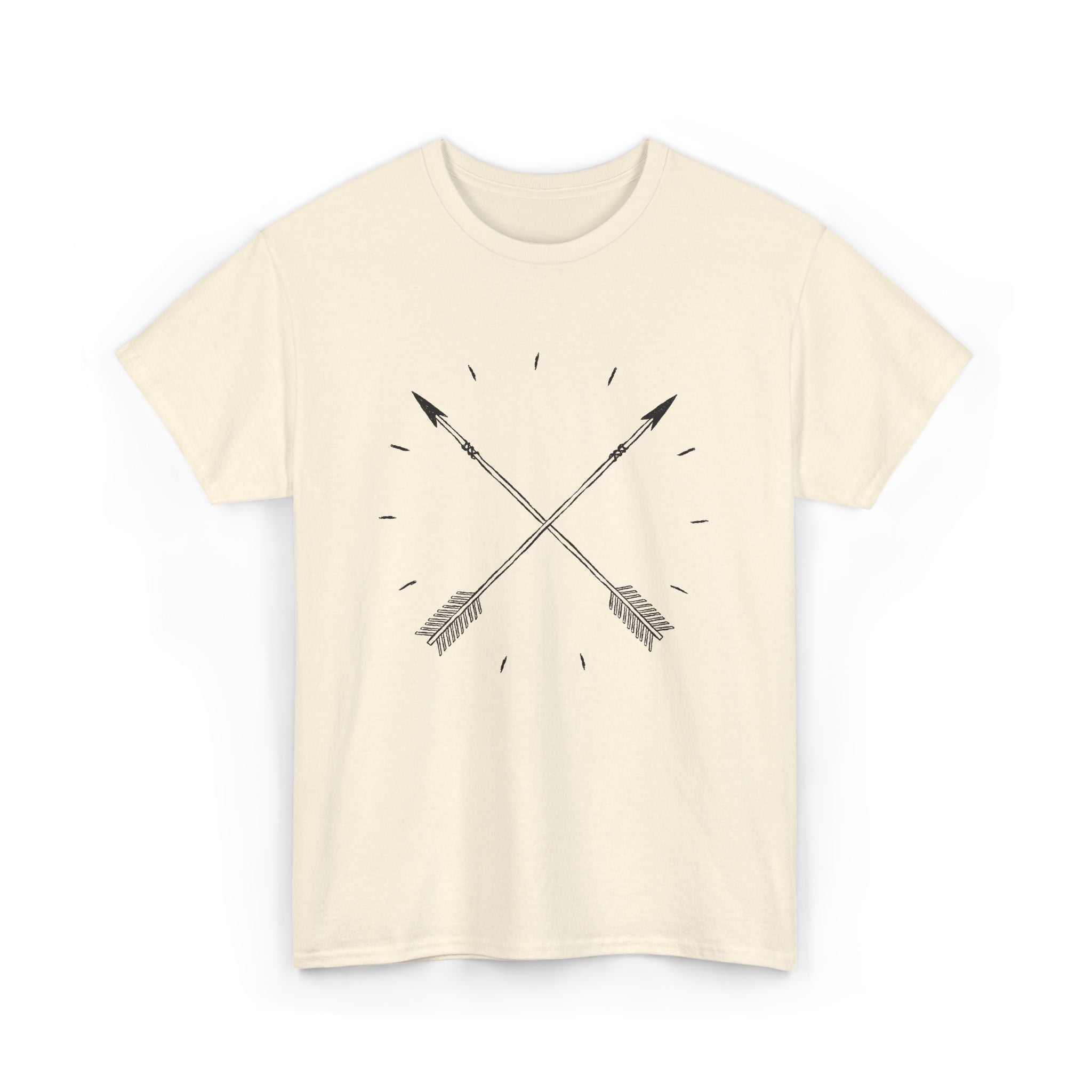 Crossed Arrows Graphic Tee - Rustic Boho Arrow Shirt