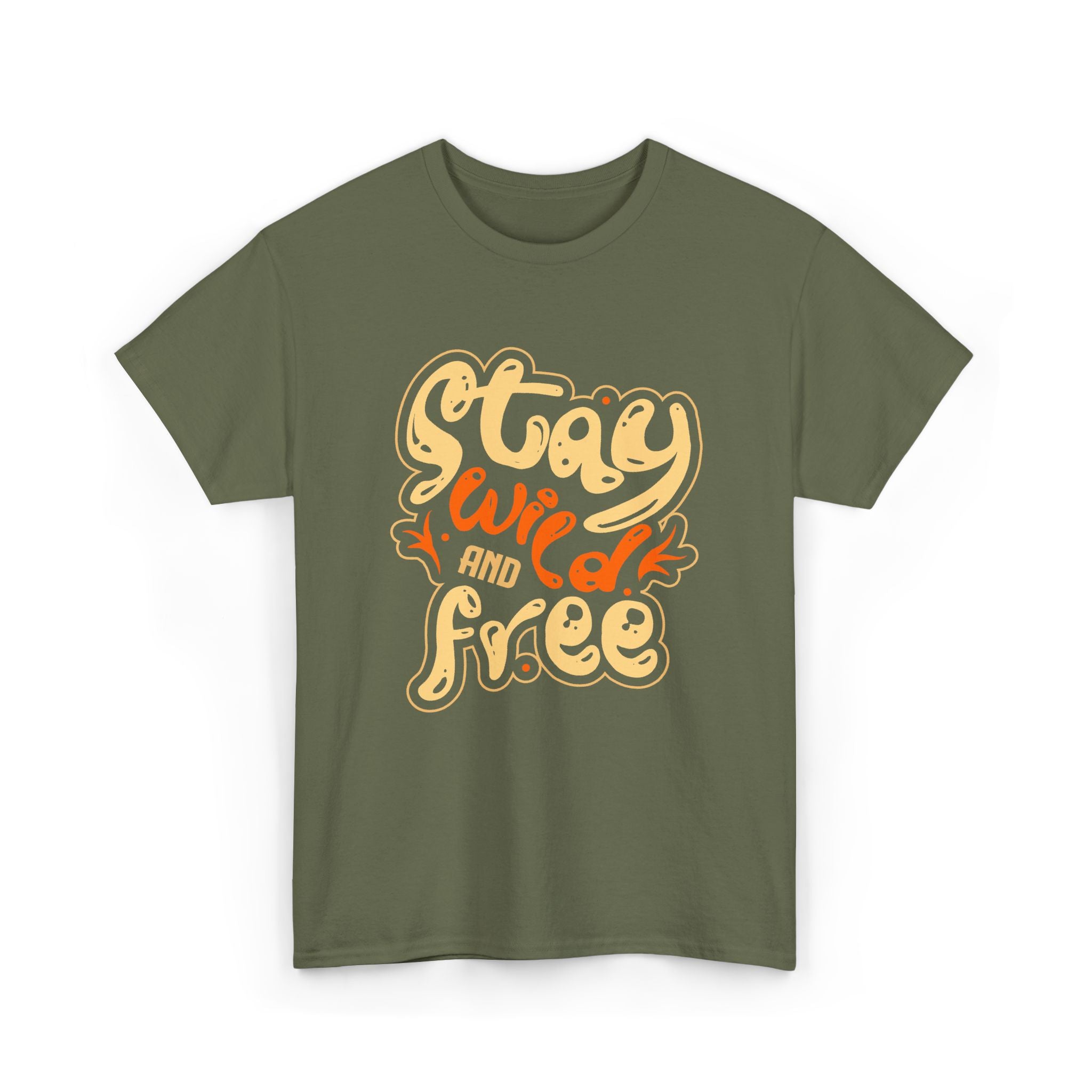 Stay Wild and Free Graphic T-Shirt – Bamerix