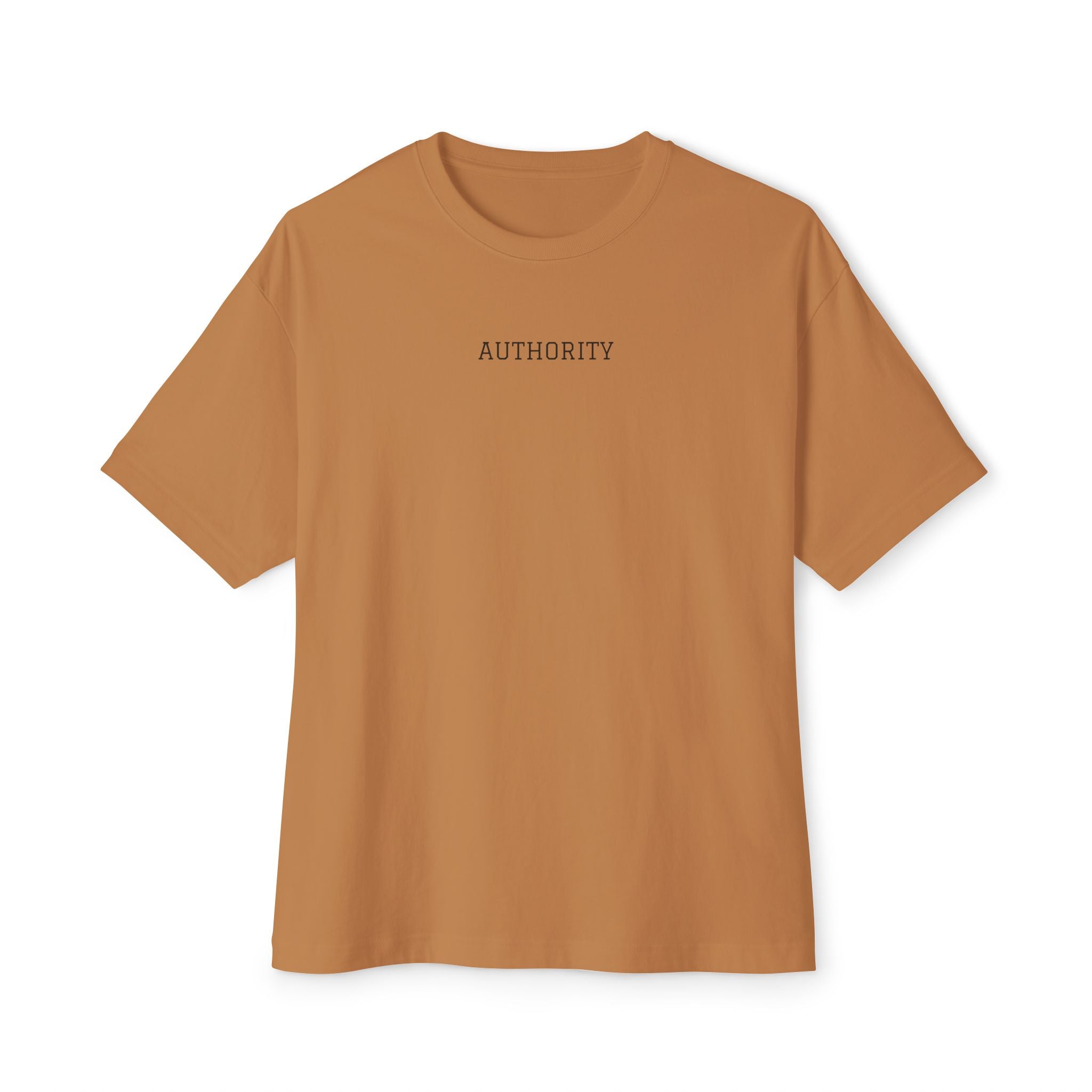 Authority Boxy Tee — Minimalist Oversized Graphic T‑Shirt – Bamerix