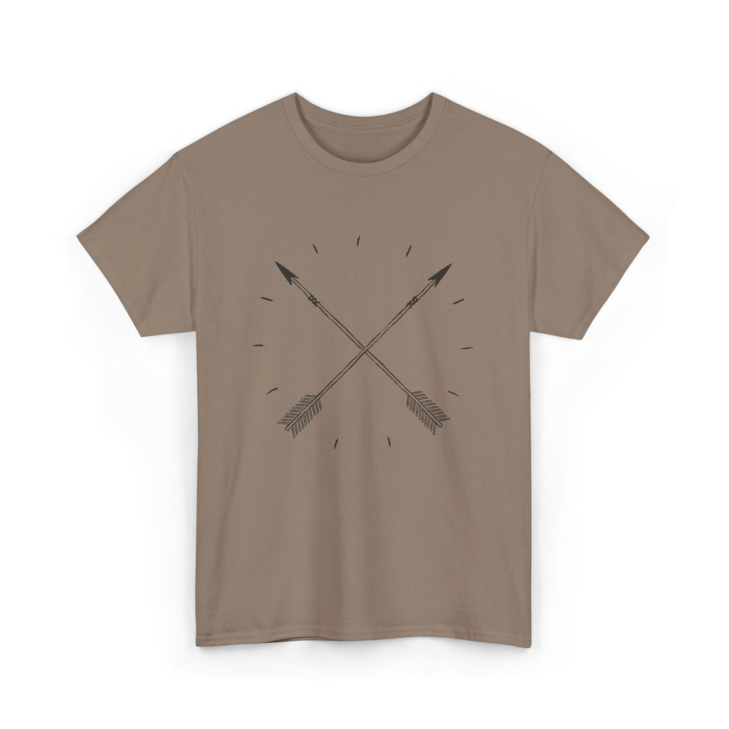 Crossed Arrows Graphic Tee - Rustic Boho Arrow Shirt