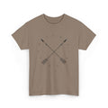 Crossed Arrows Graphic Tee - Rustic Boho Arrow Shirt