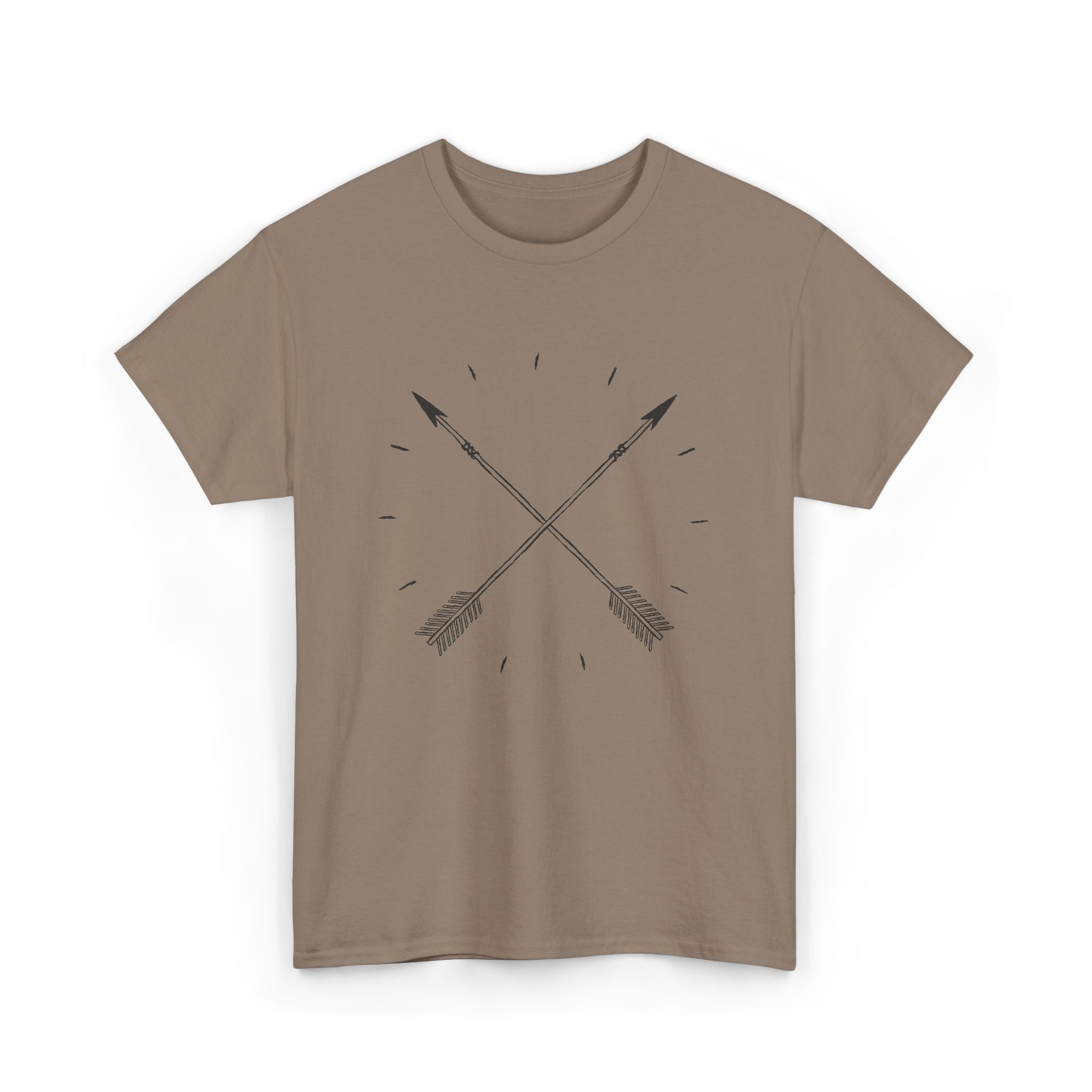 Crossed Arrows Graphic Tee - Rustic Boho Arrow Shirt