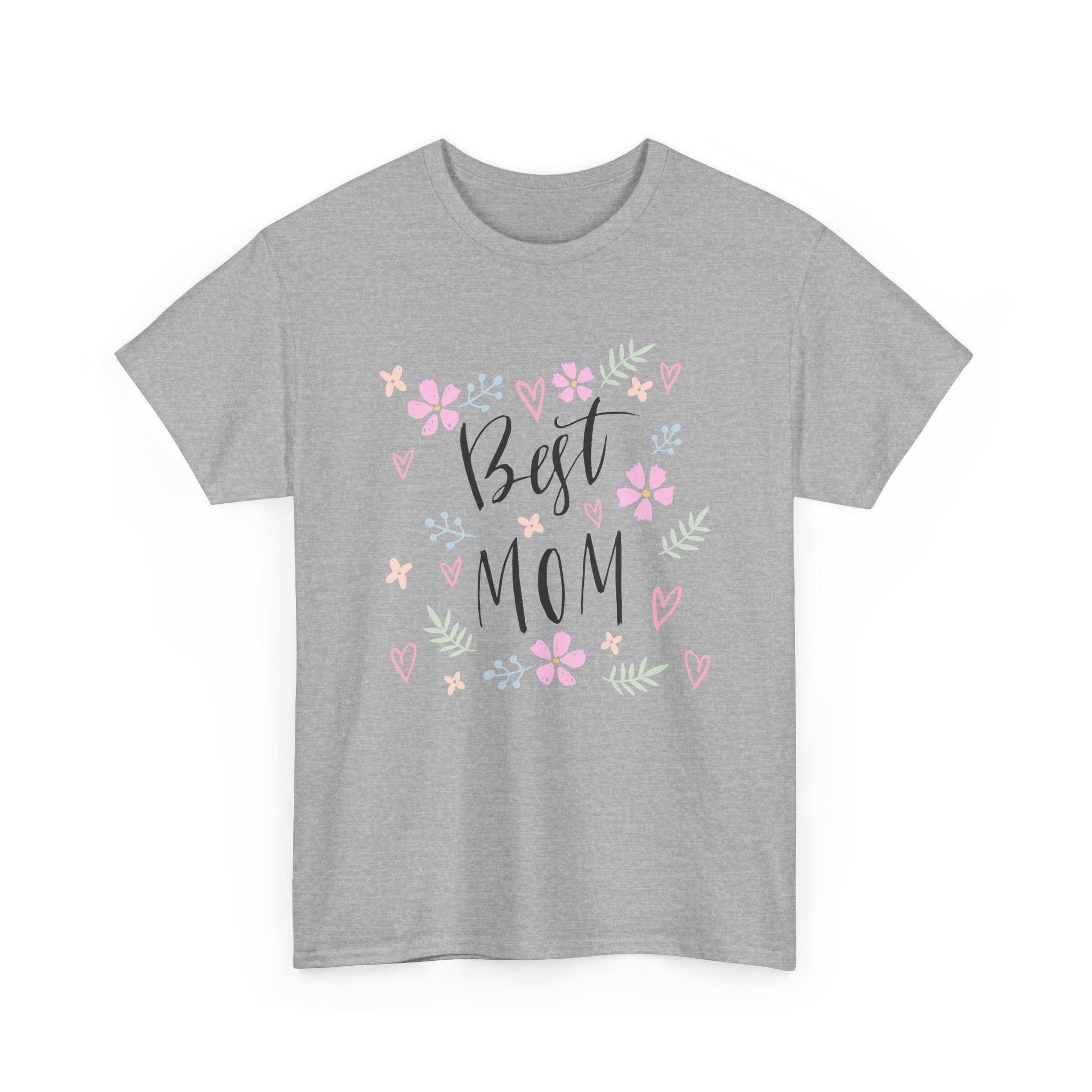 Best Mom Floral T-Shirt – Mother's Day Gift Tee – Bamerix