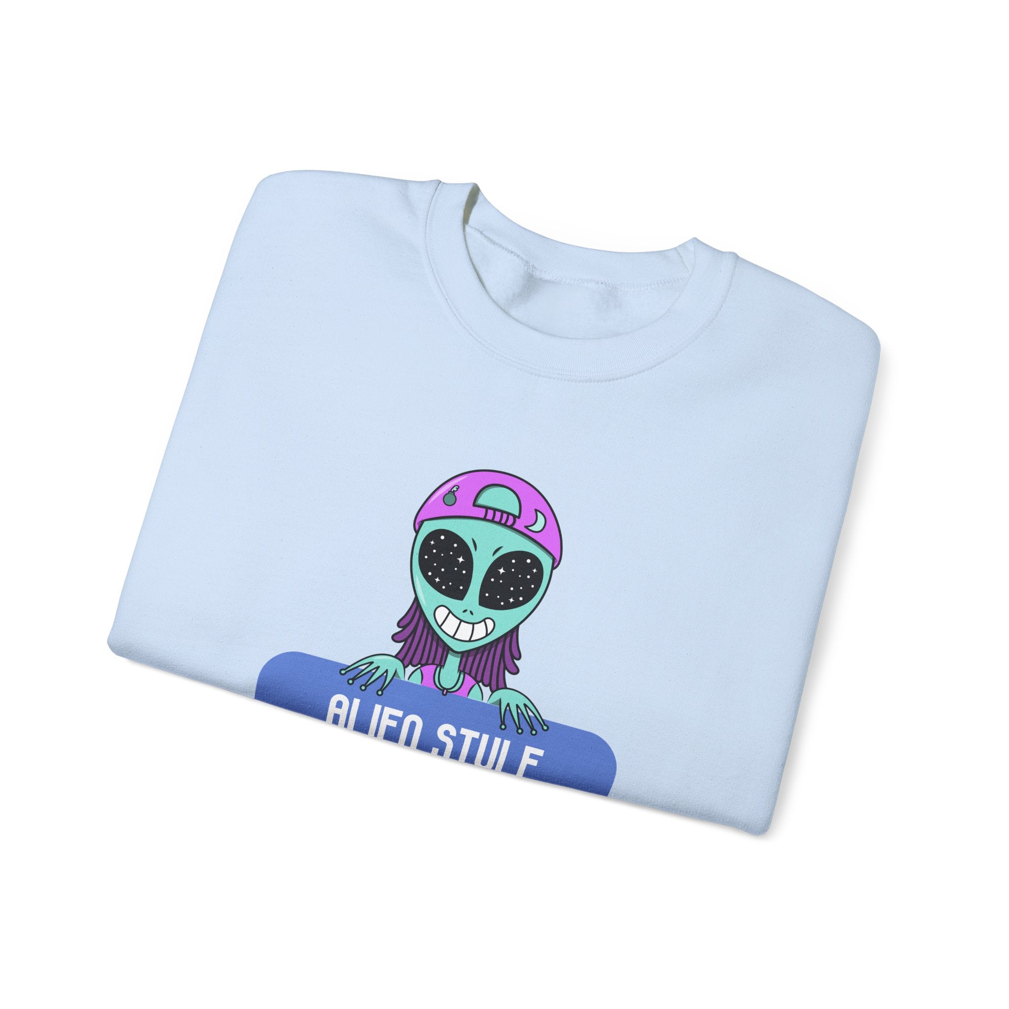 Alien Style Urban Sweatshirt Unisex Crewneck – Bamerix