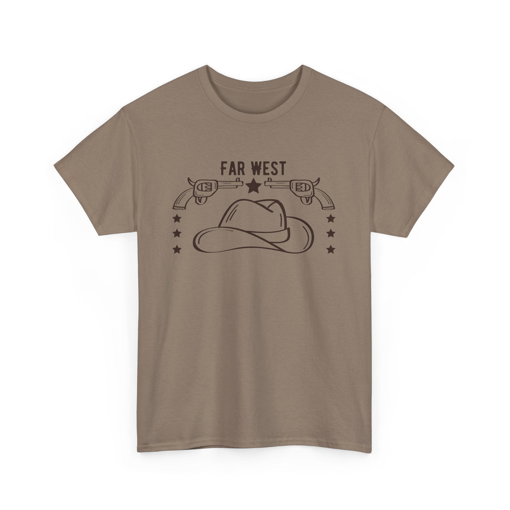 Far West Cowboy Hat Tee — Western Graphic T-Shirt – Bamerix