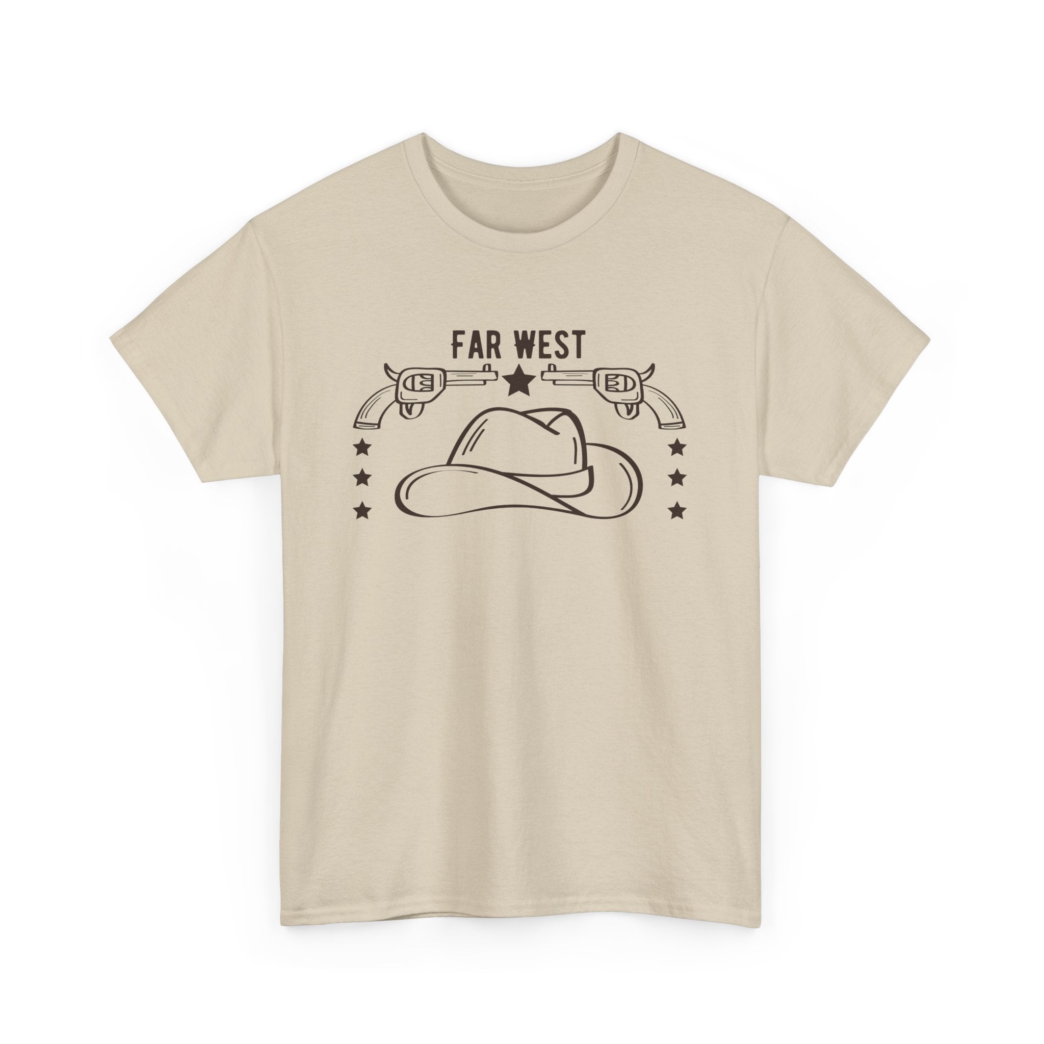 Far West Cowboy Hat Tee — Western Graphic T-Shirt – Bamerix