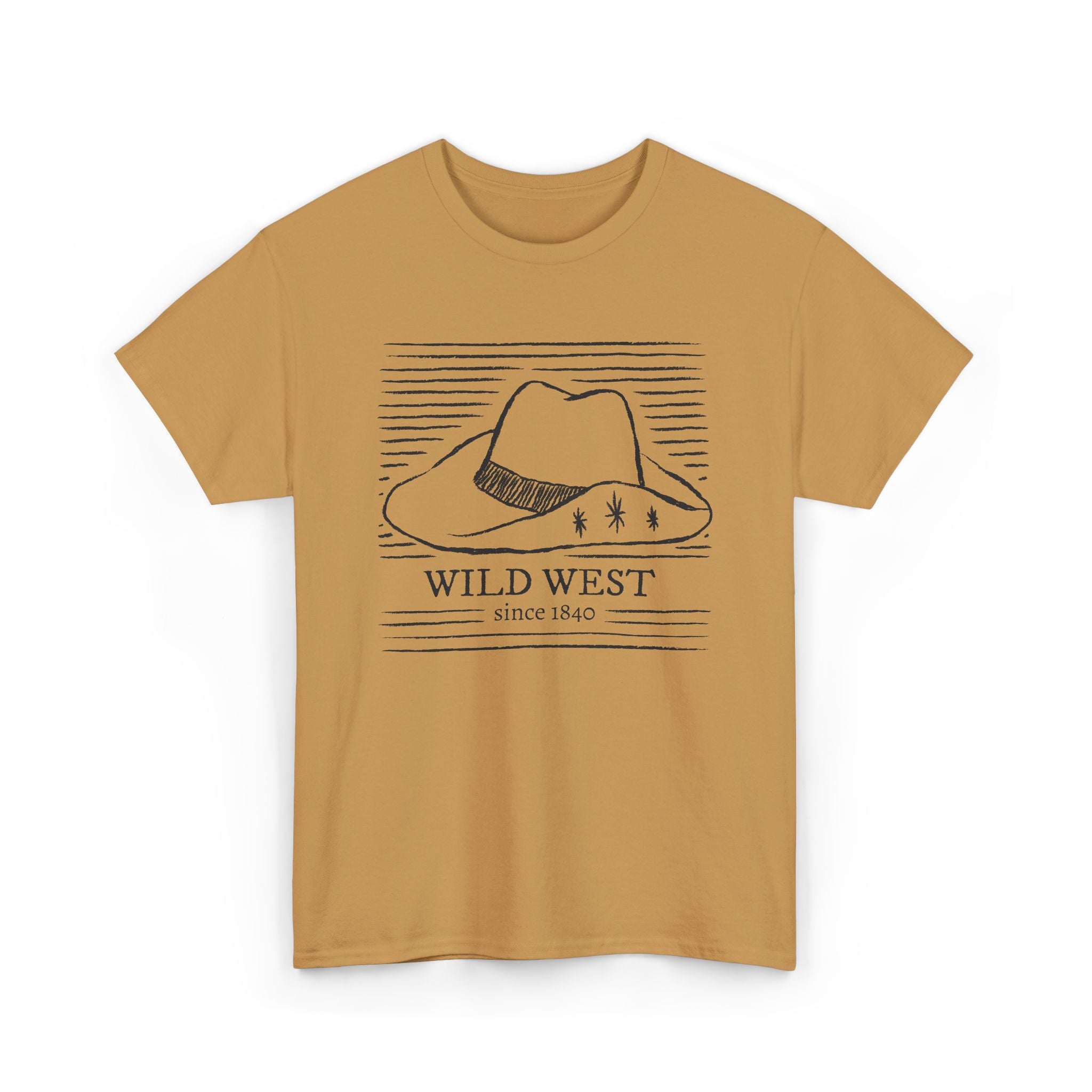 Wild West Shop Hat Tee — Vintage Western Cowboy Graphic T-Shirt