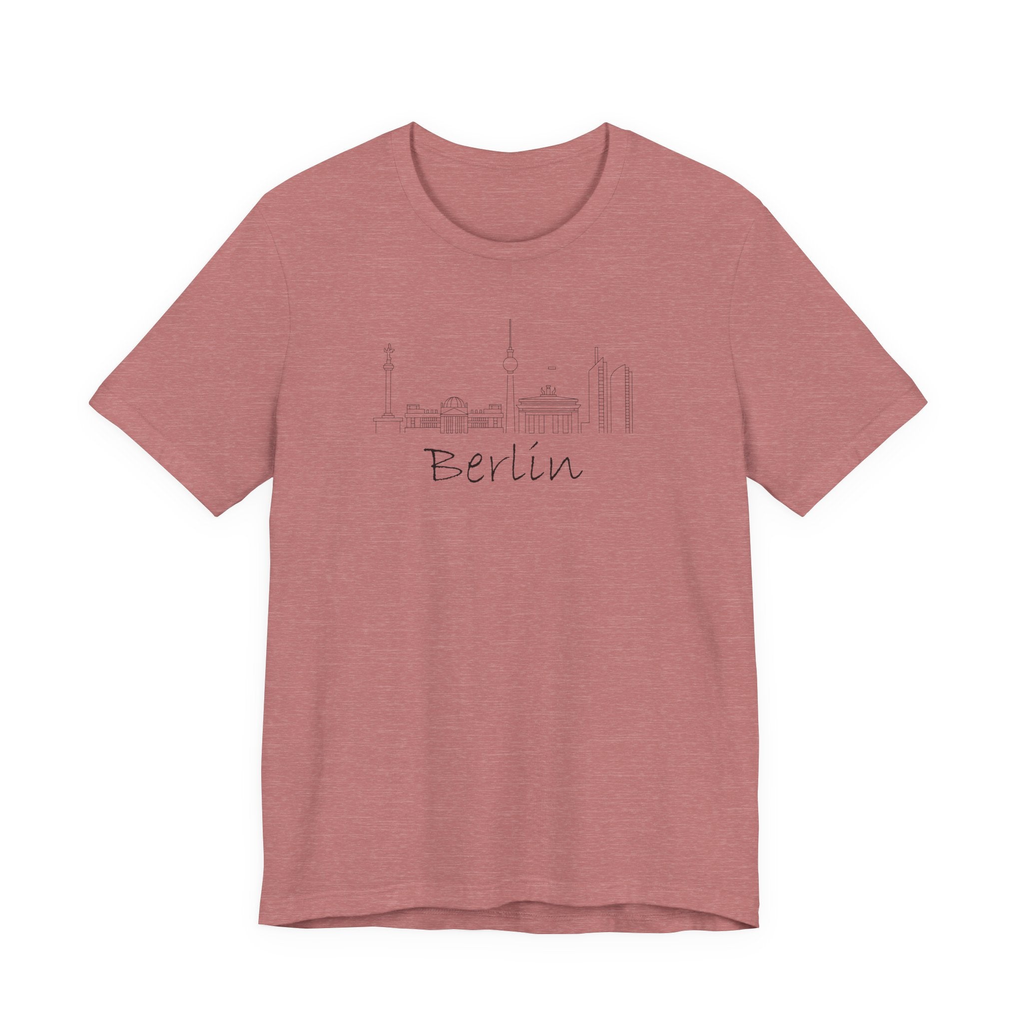 Berlin Skyline Graphic T-Shirt – Minimal City Tee – Bamerix