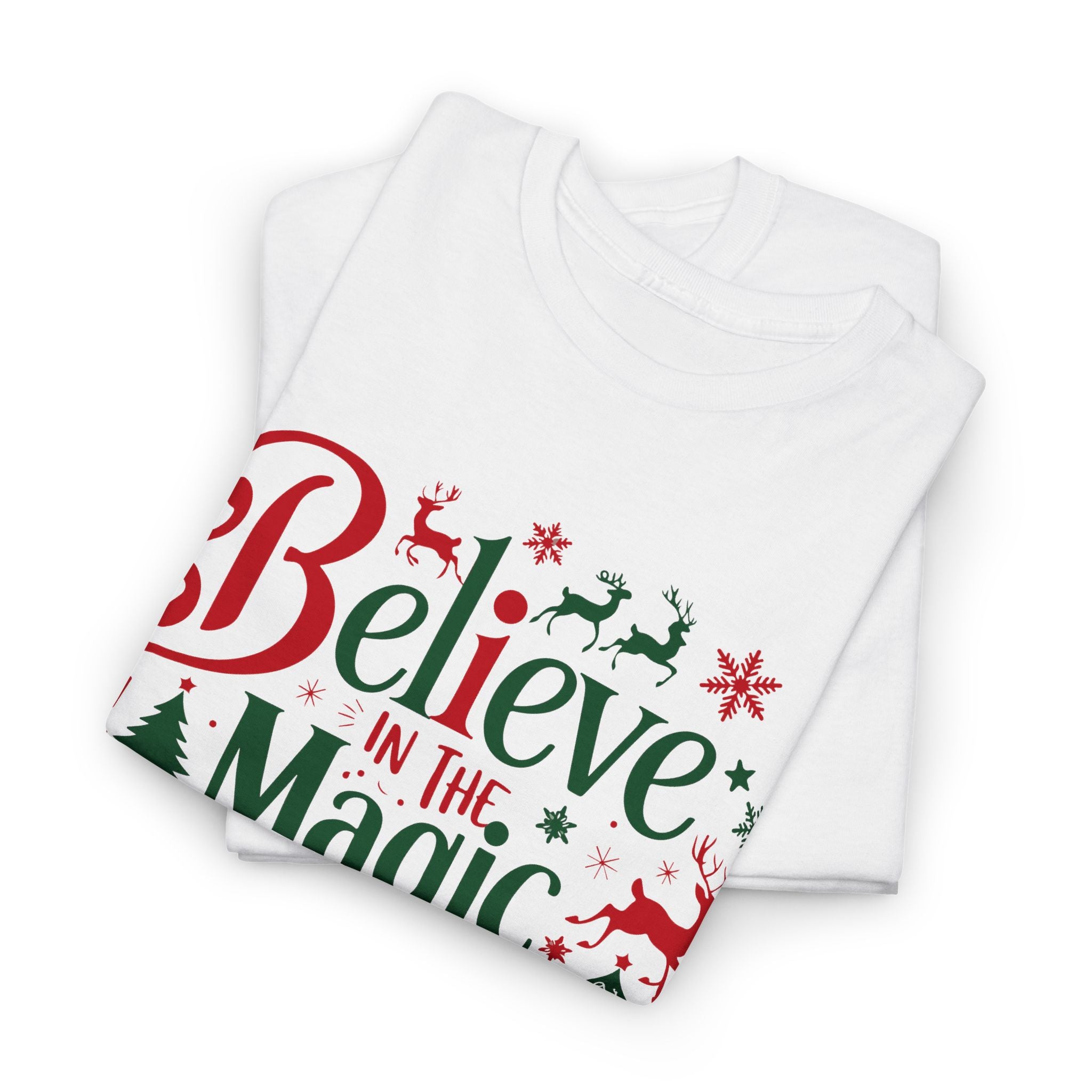 Christmas Magic Unisex Tee - Believe in the Spirit of the Holiday – Bamerix